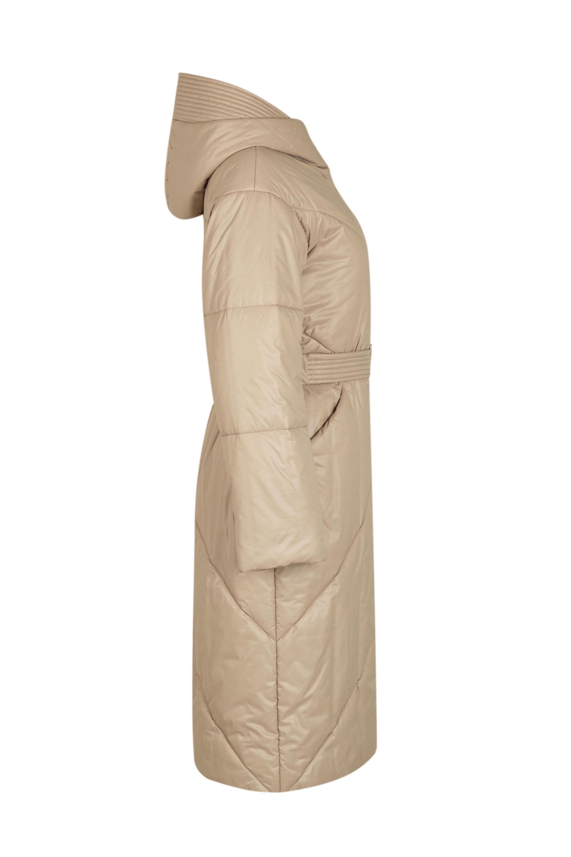 Пальто женское плащевое утепленное 5-12174-1. Фото 2.