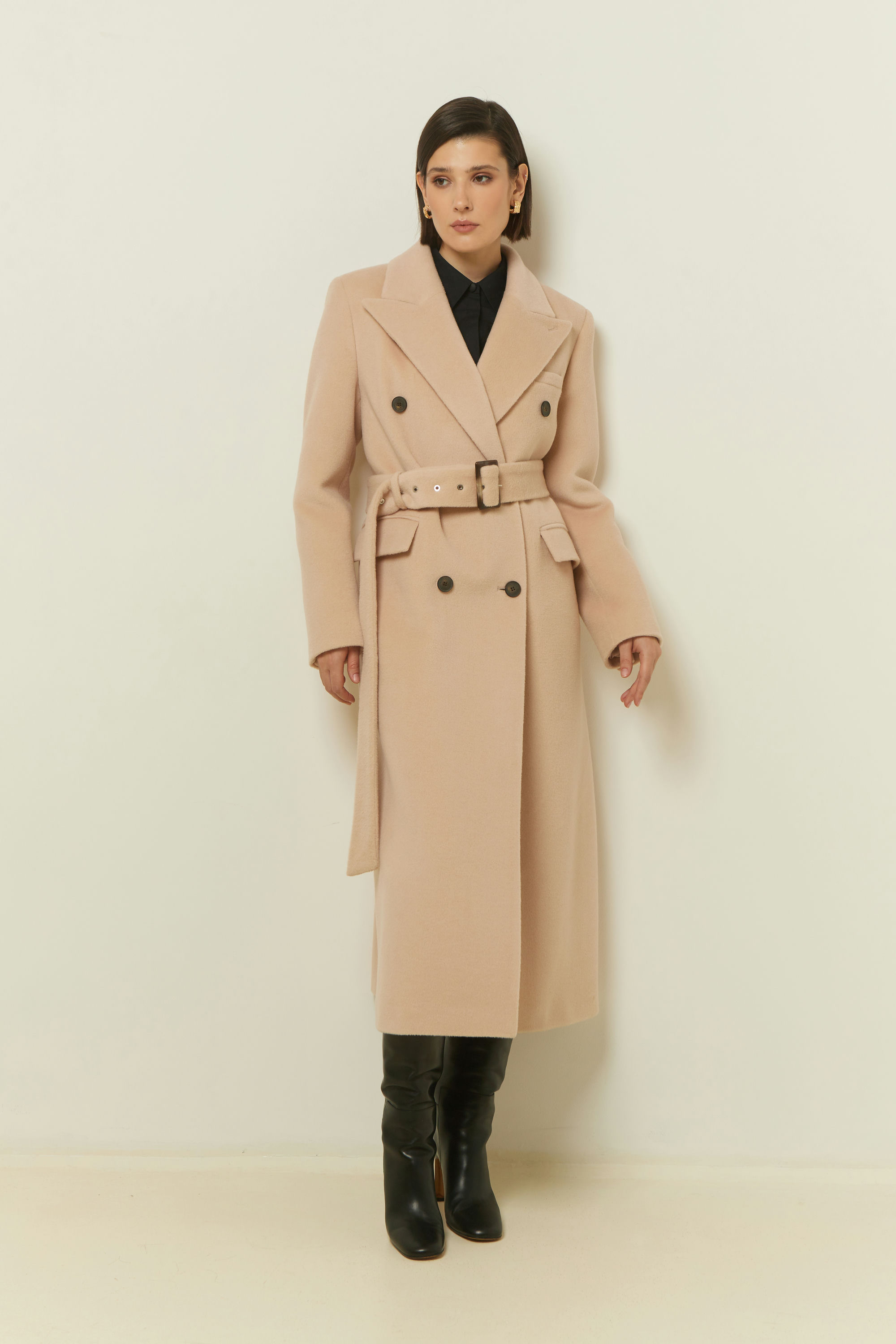Пальто женское демисезонное 1-12633-1. Фото 3.