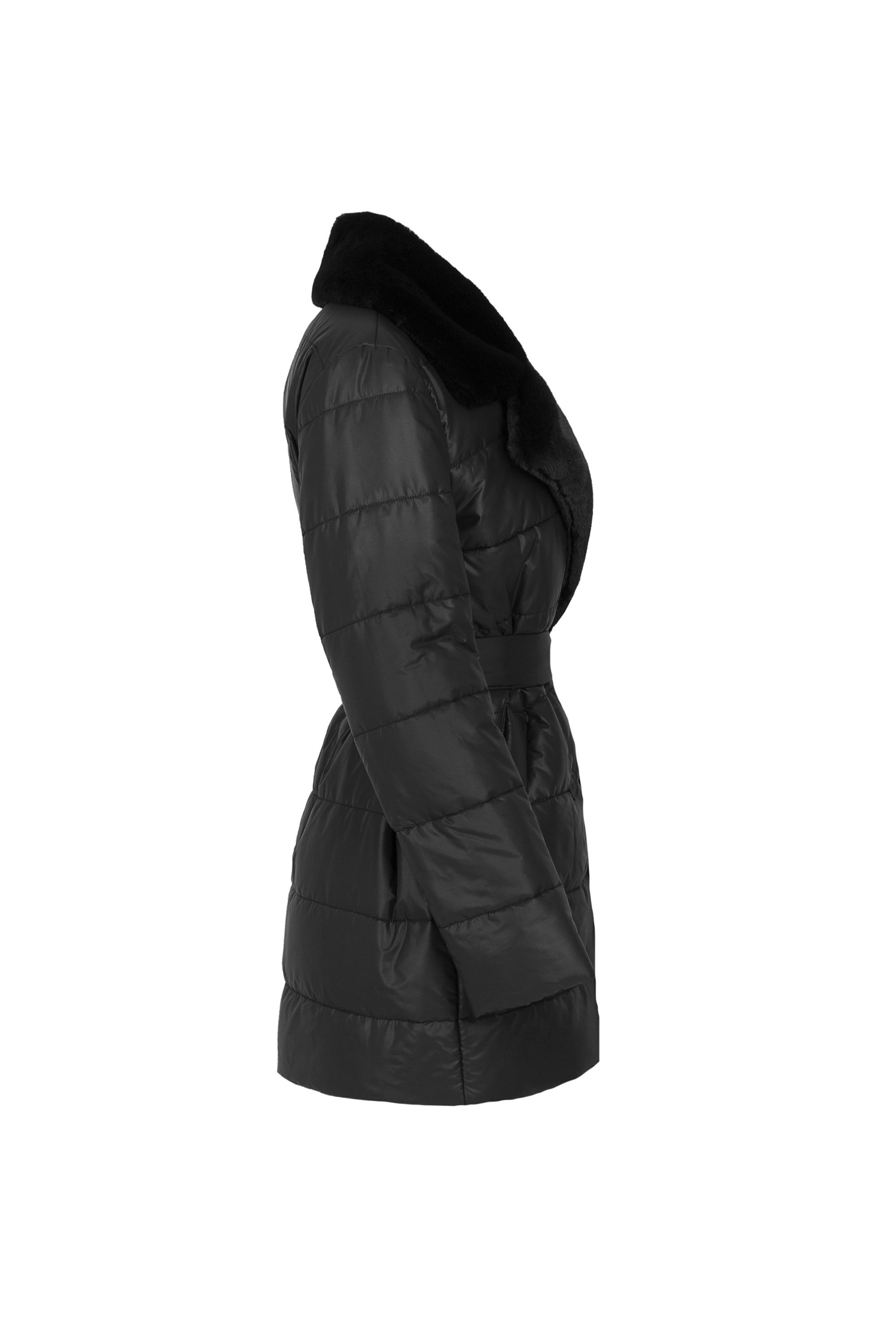 Пальто женское плащевое утепленное 5S-13037-1