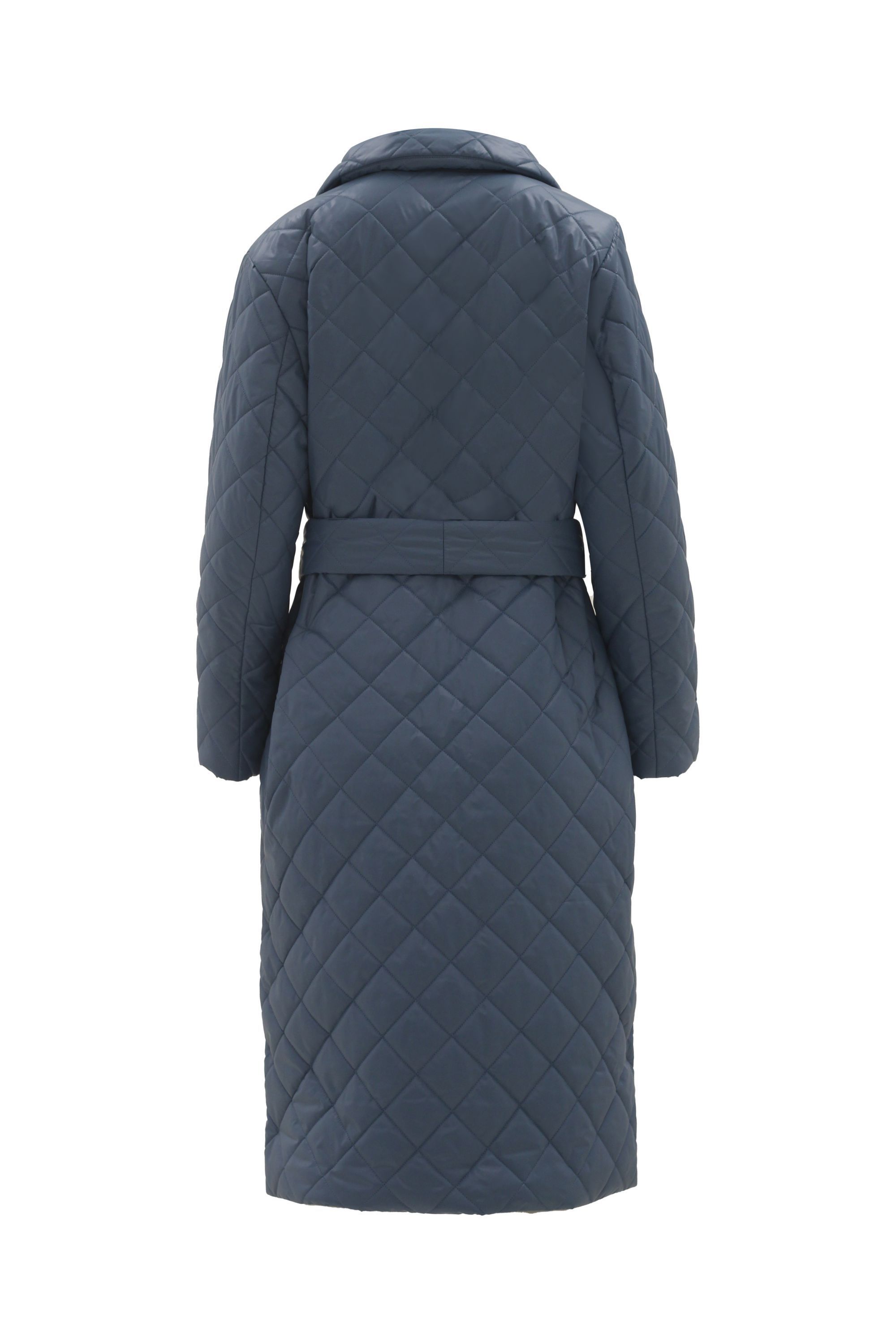 Пальто женское плащевое утепленное 5-12115-1. Фото 3.
