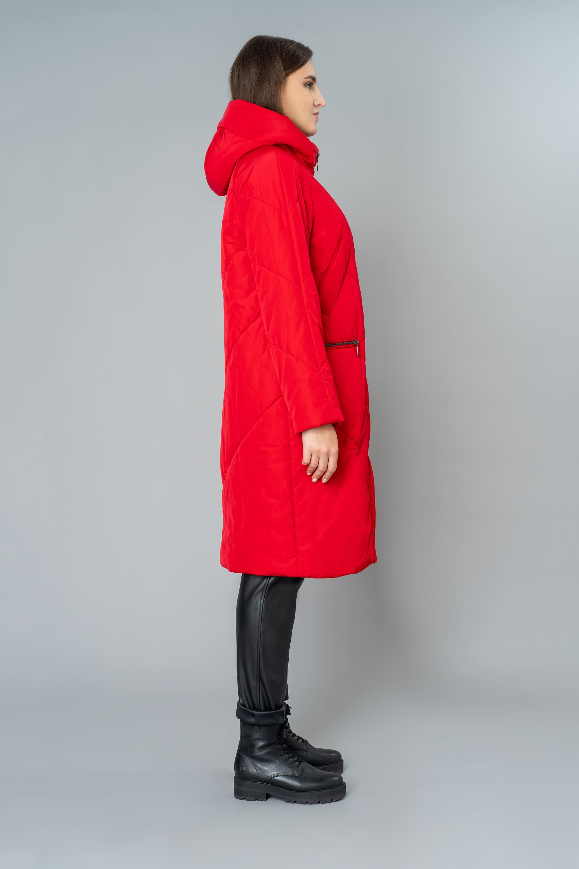Пальто женское плащевое утепленное 5-10359-1 купить в ...