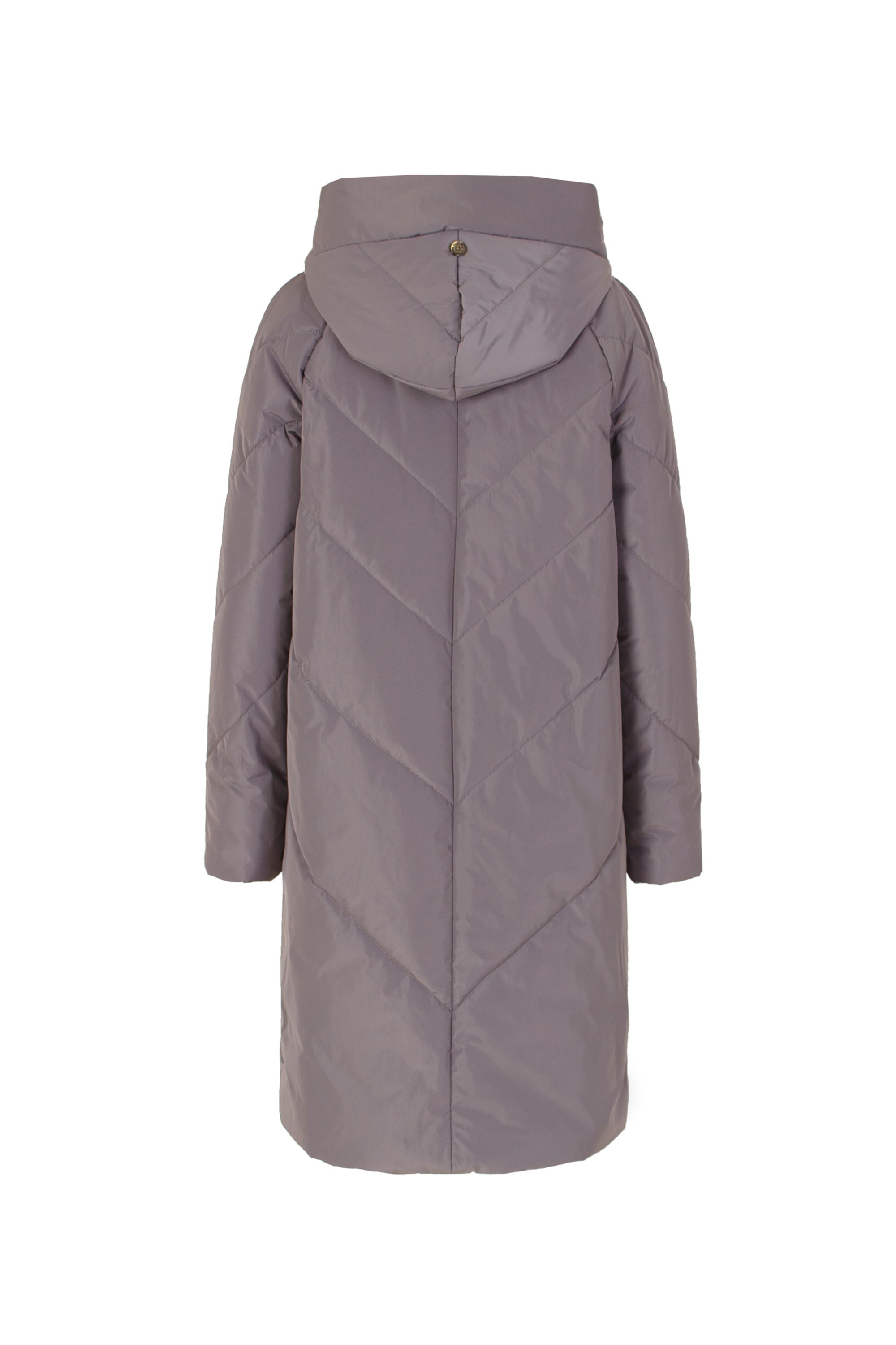 Пальто женское плащевое утепленное 5-9196-4. Фото 3.