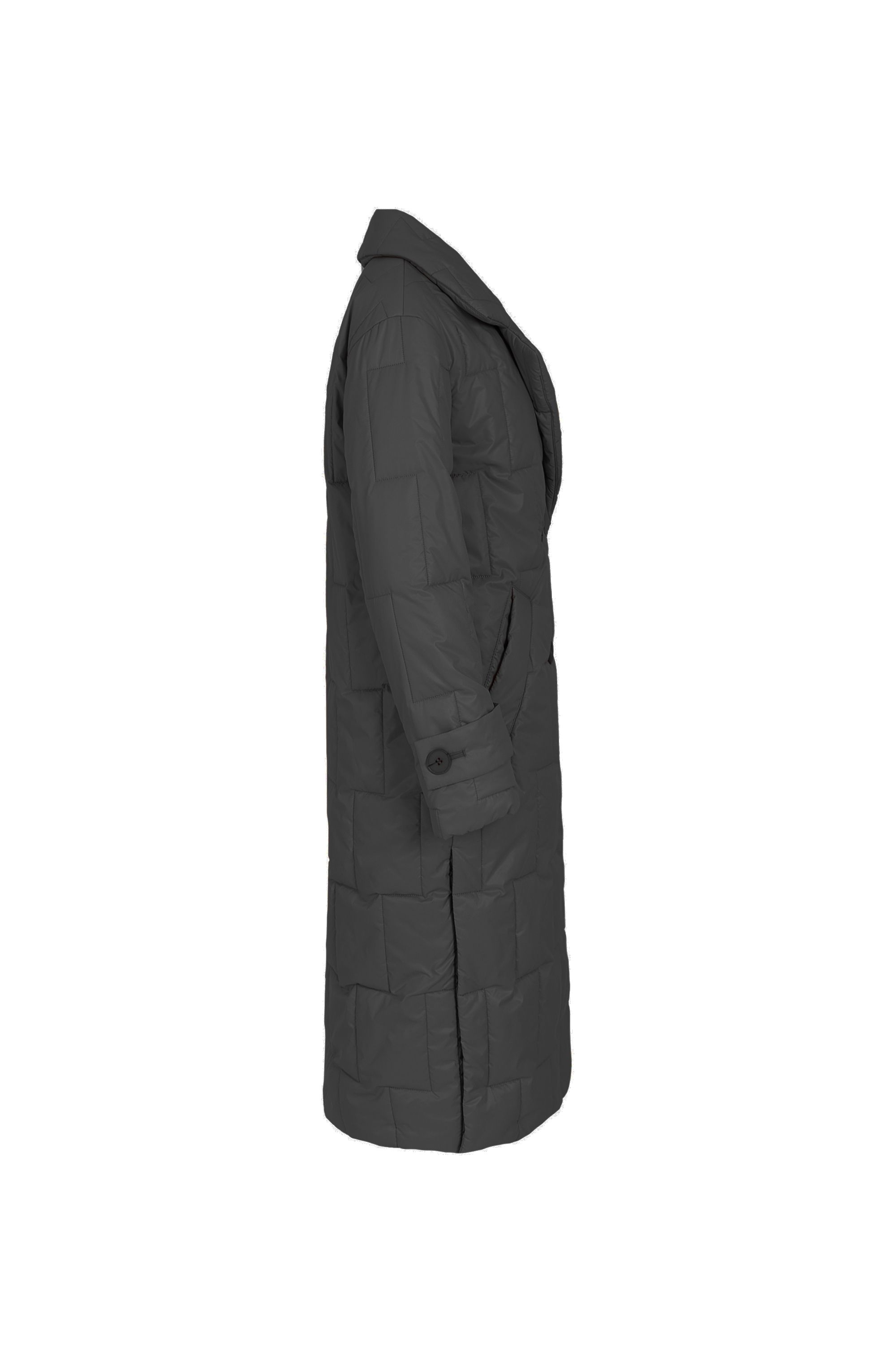 Пальто женское плащевое утепленное 5-12593-1. Фото 5.