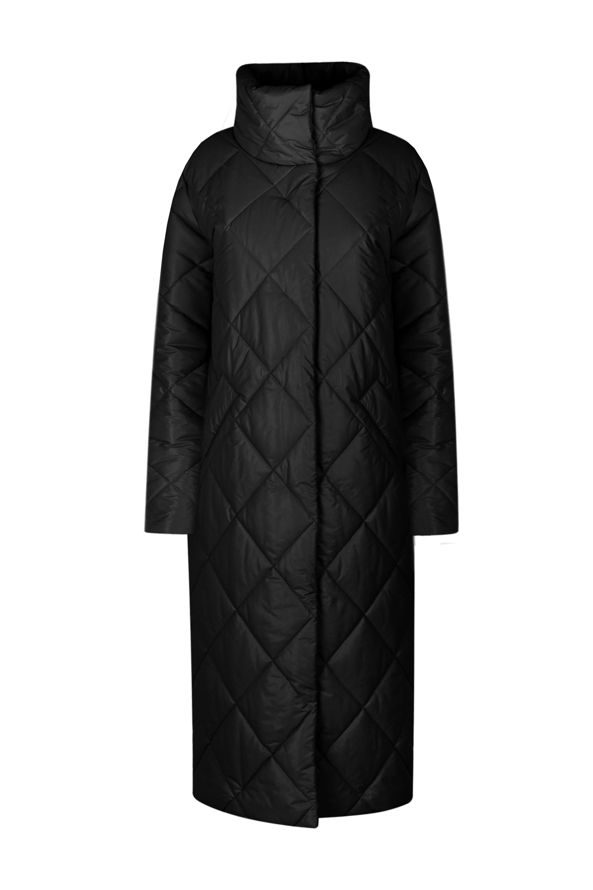 Пальто женское плащевое утепленное 5-13057-1