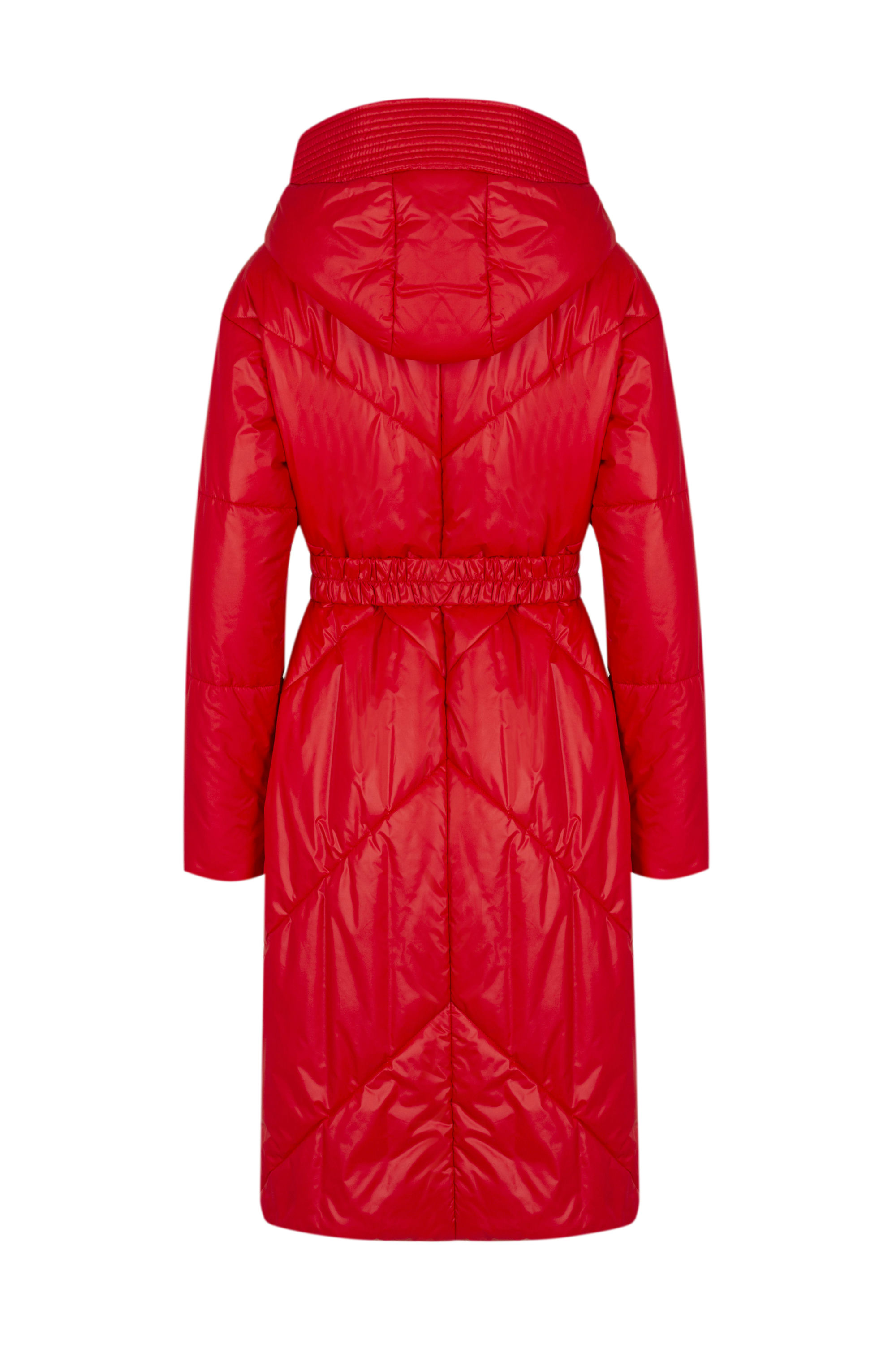 Пальто женское плащевое утепленное 5-12174-1. Фото 7.