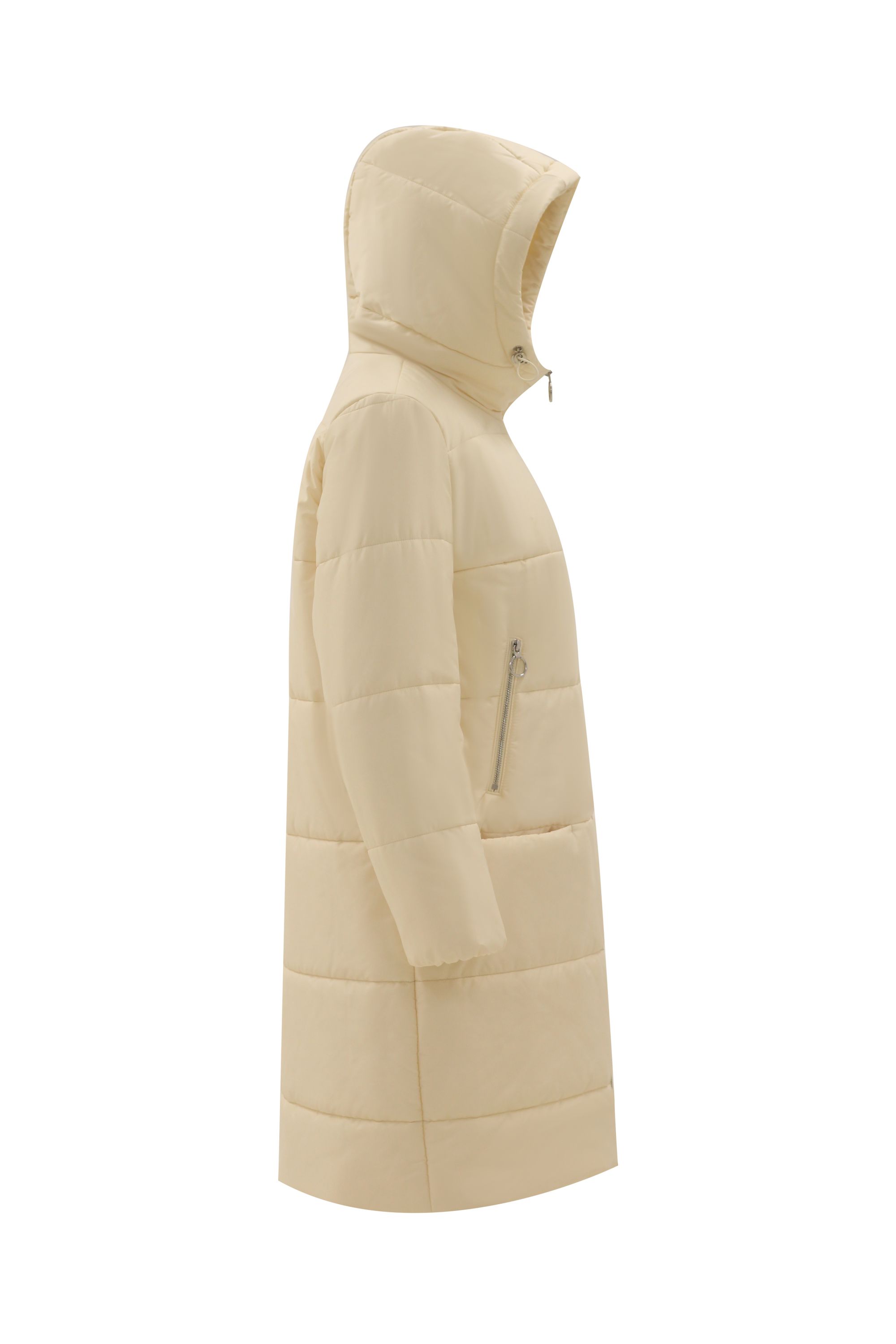 Пальто женское плащевое утепленное 5-12382-1. Фото 2.