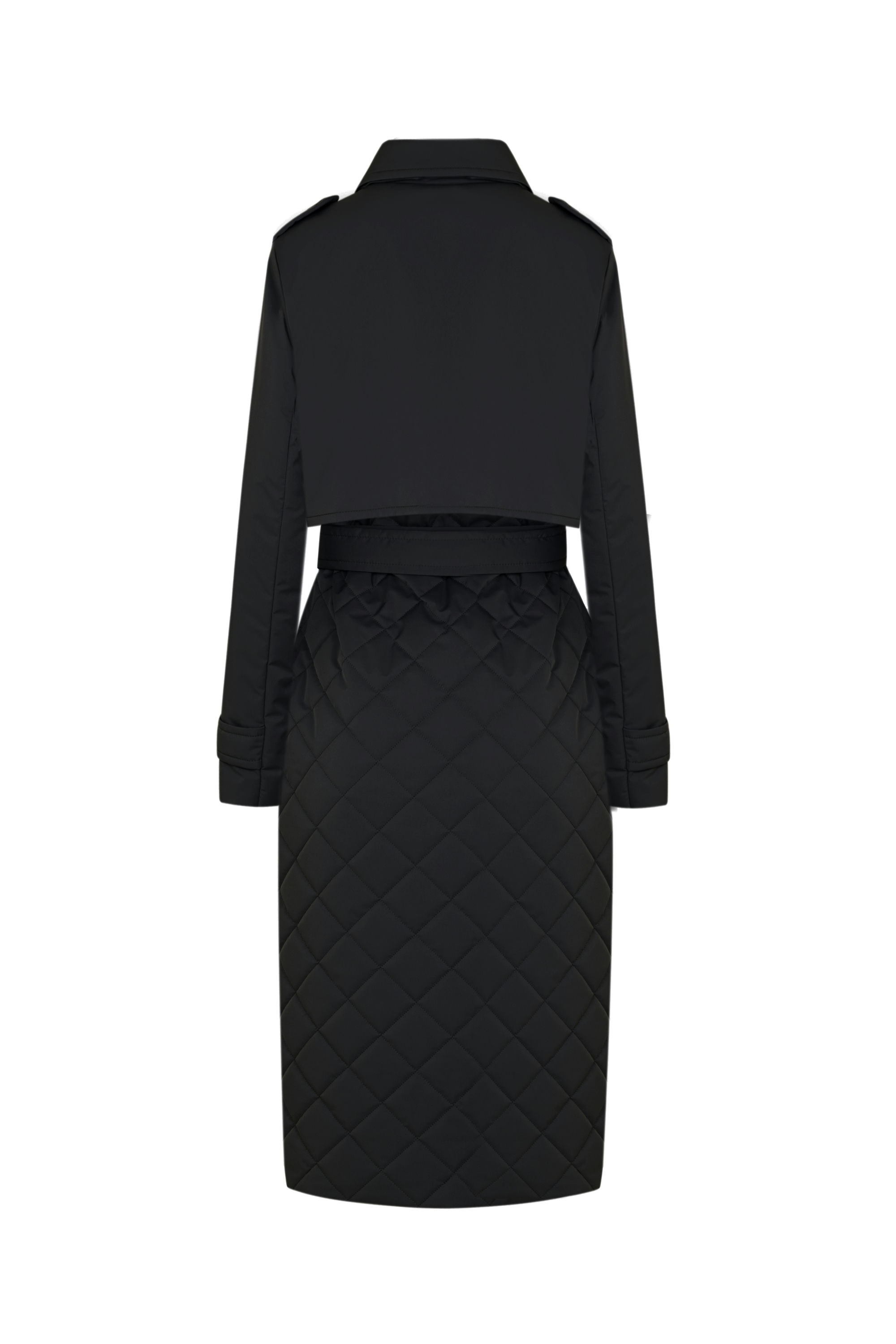 Пальто женское плащевое утепленное 5-12532-1