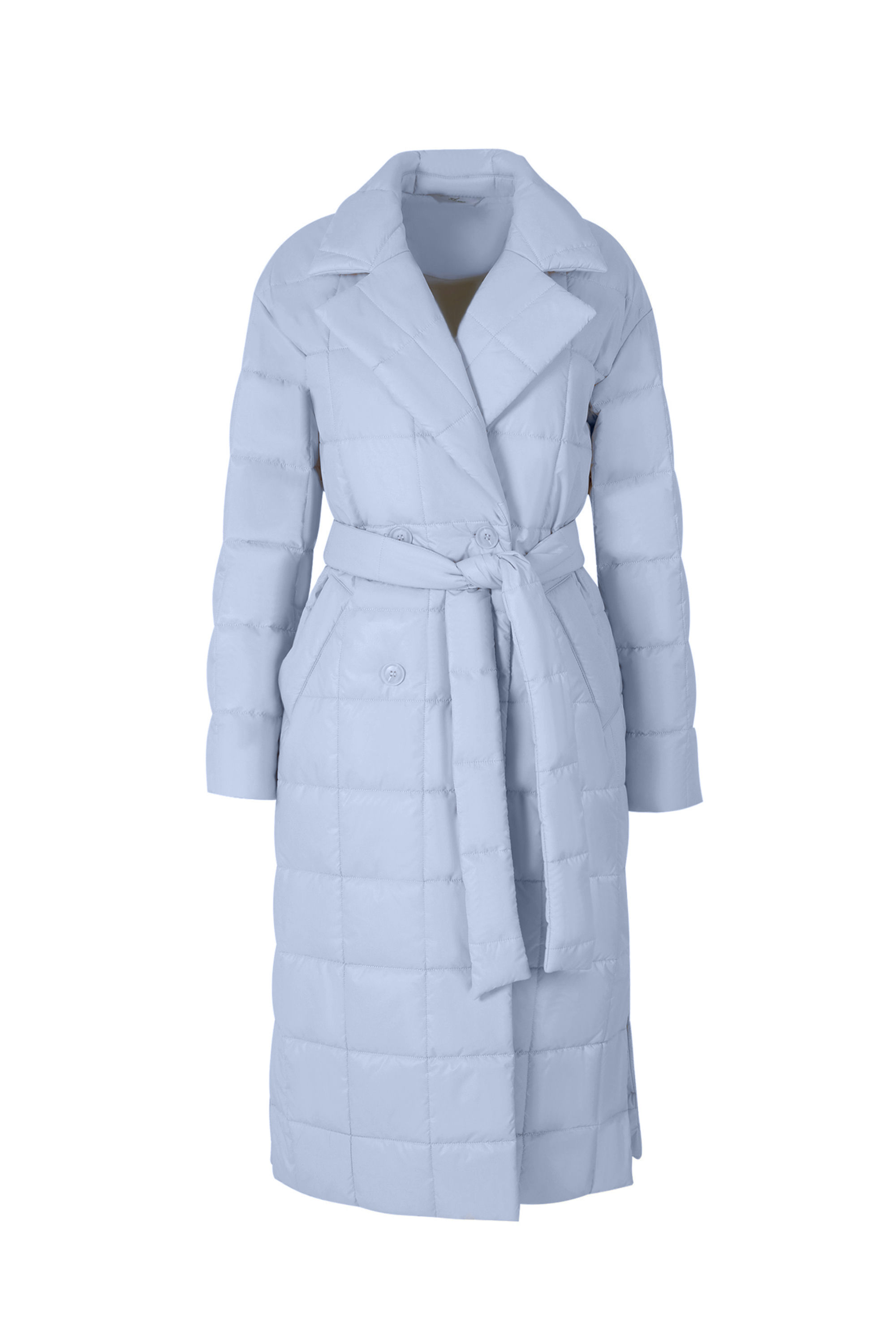Пальто женское плащевое утепленное 5-12405-1. Фото 1.