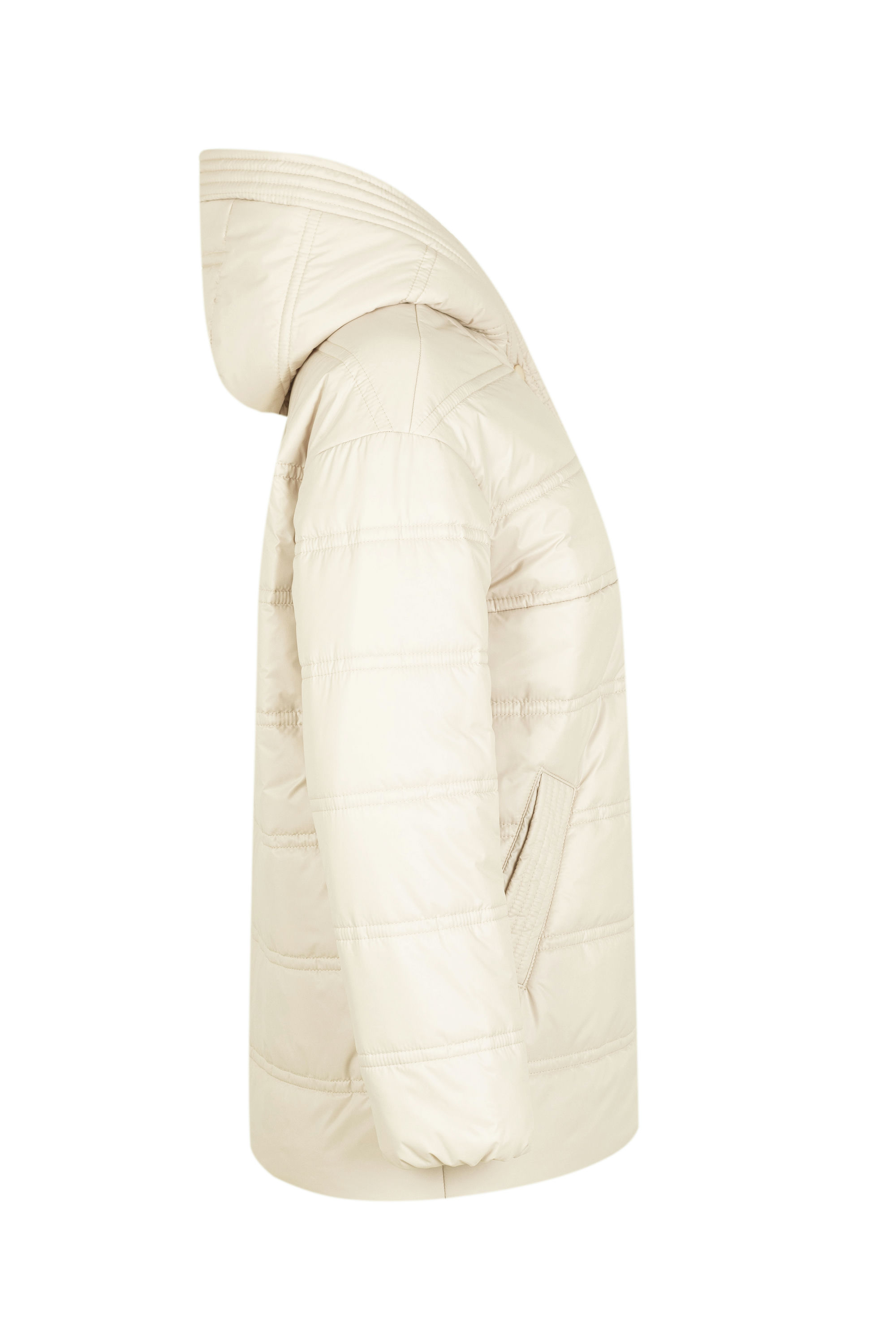 Куртка женская плащевая утепленная 4-155. Фото 6.