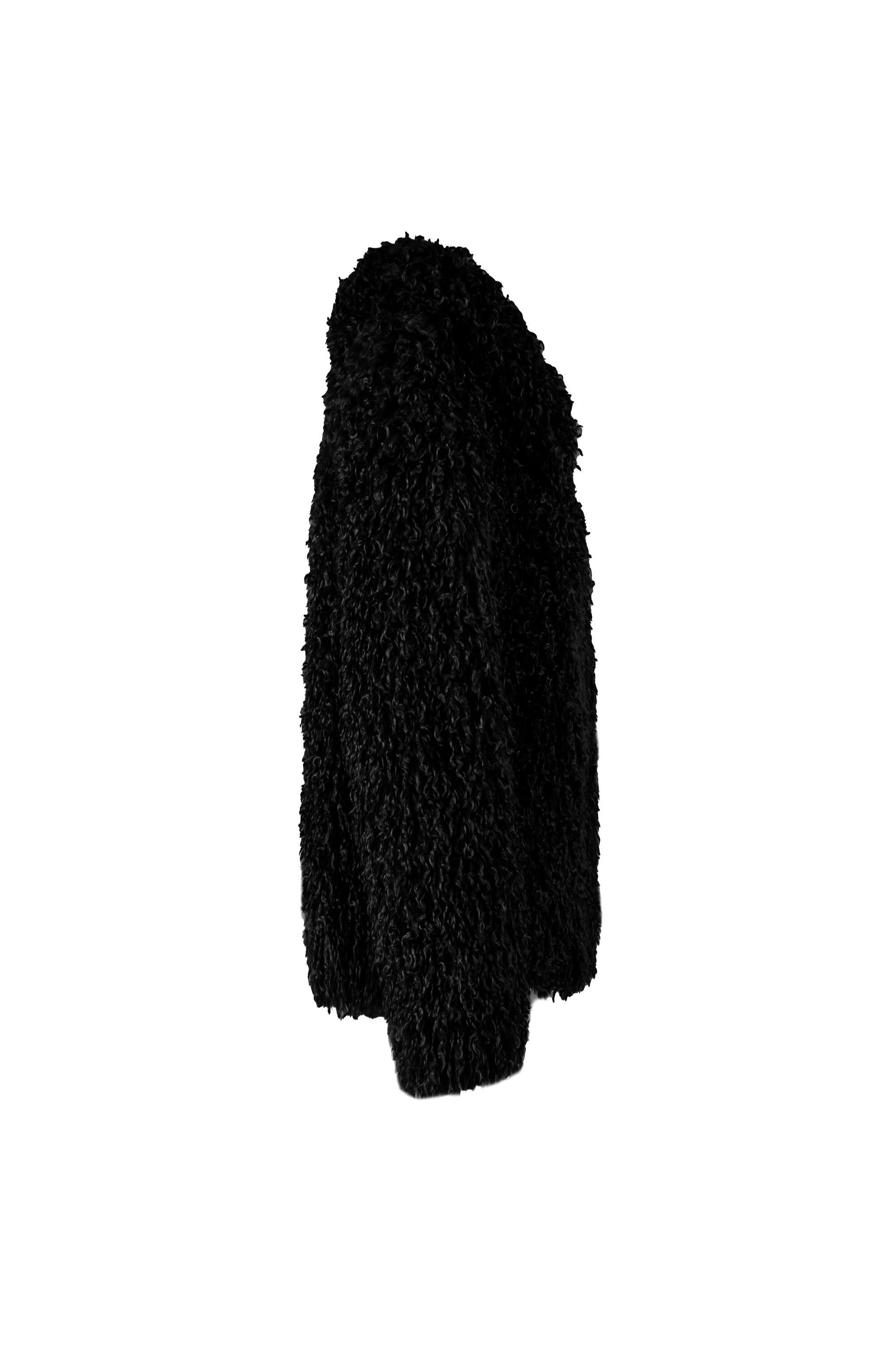 ПАЛЬТО ЖЕНСКОЕ ИЗ ИСКУССТВЕННОГО МЕХА 9-2496