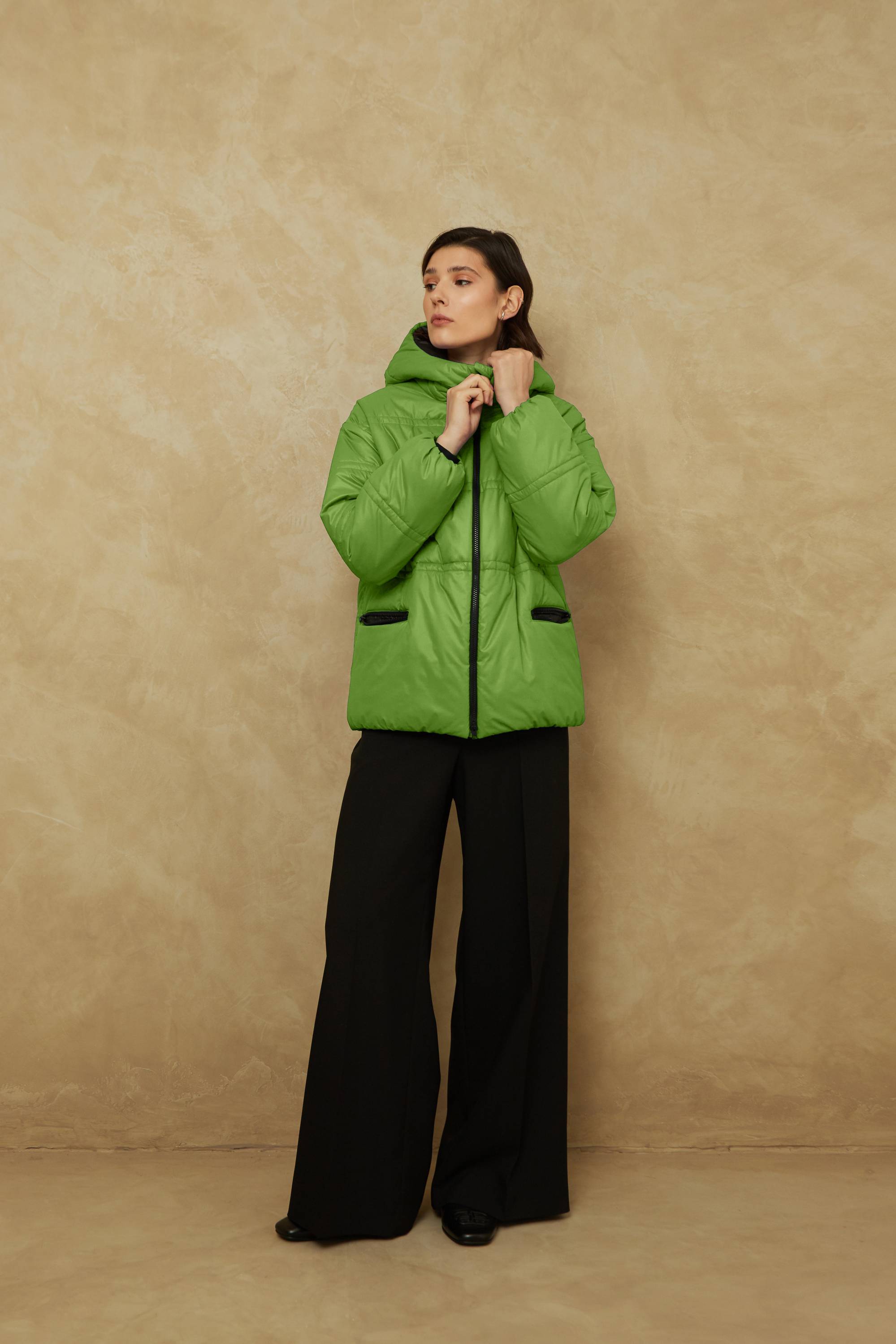 КУРТКА ЖЕНСКАЯ ПЛАЩЕВАЯ УТЕПЛЕННАЯ 4-53