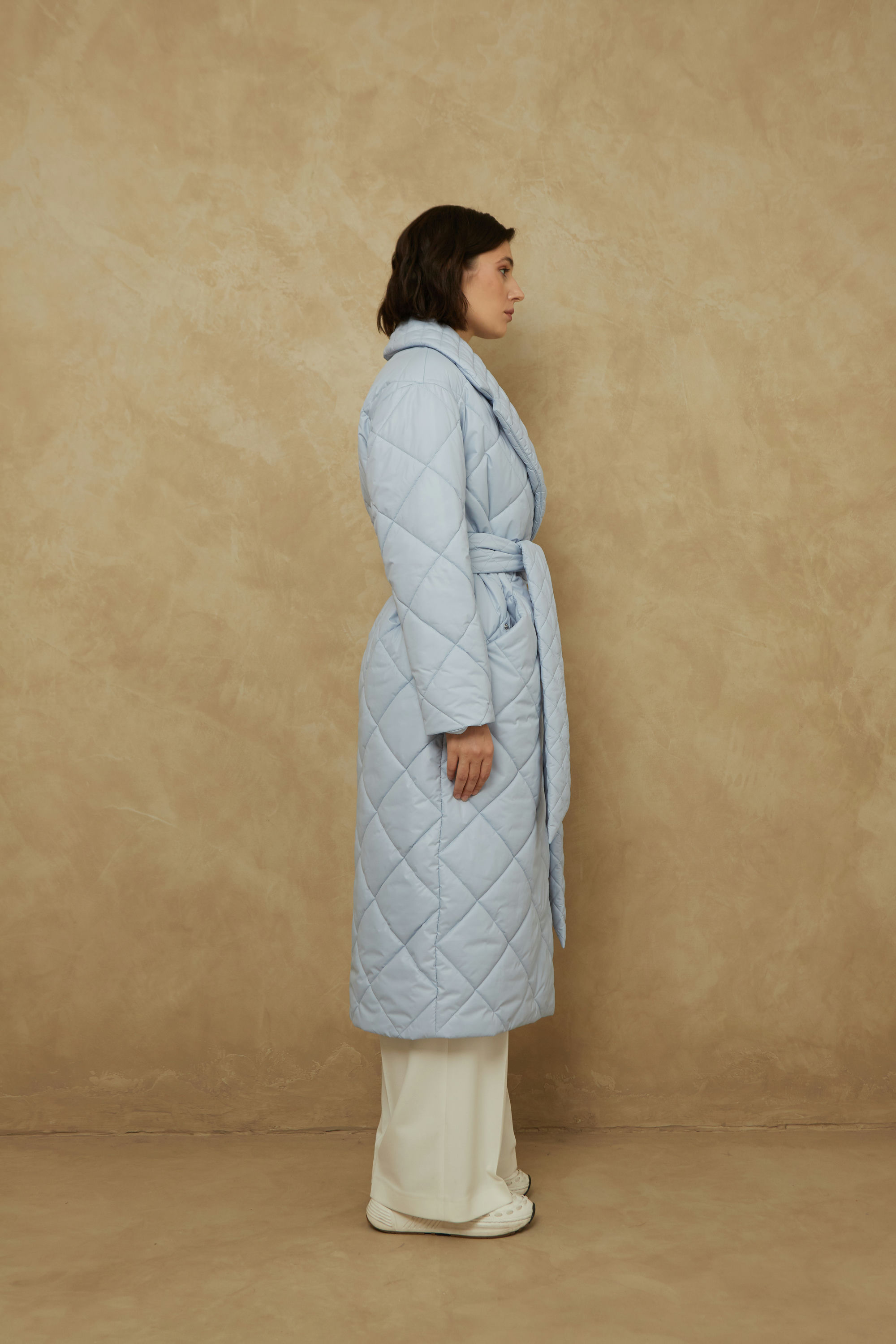 ПАЛЬТО ЖЕНСКОЕ ПЛАЩЕВОЕ УТЕПЛЕННОЕ 5-41