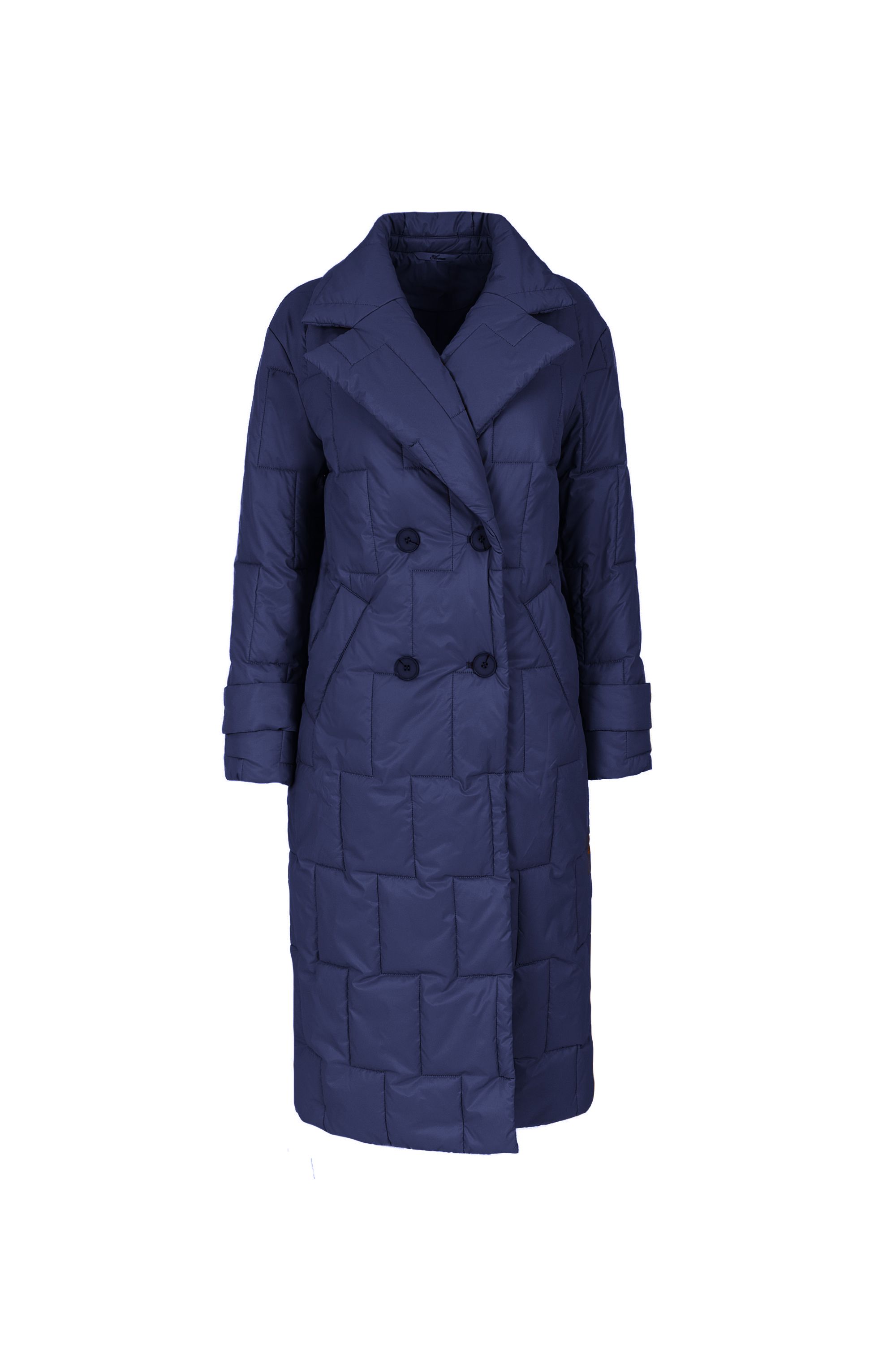 Пальто женское плащевое утепленное 5-12593-1. Фото 1.