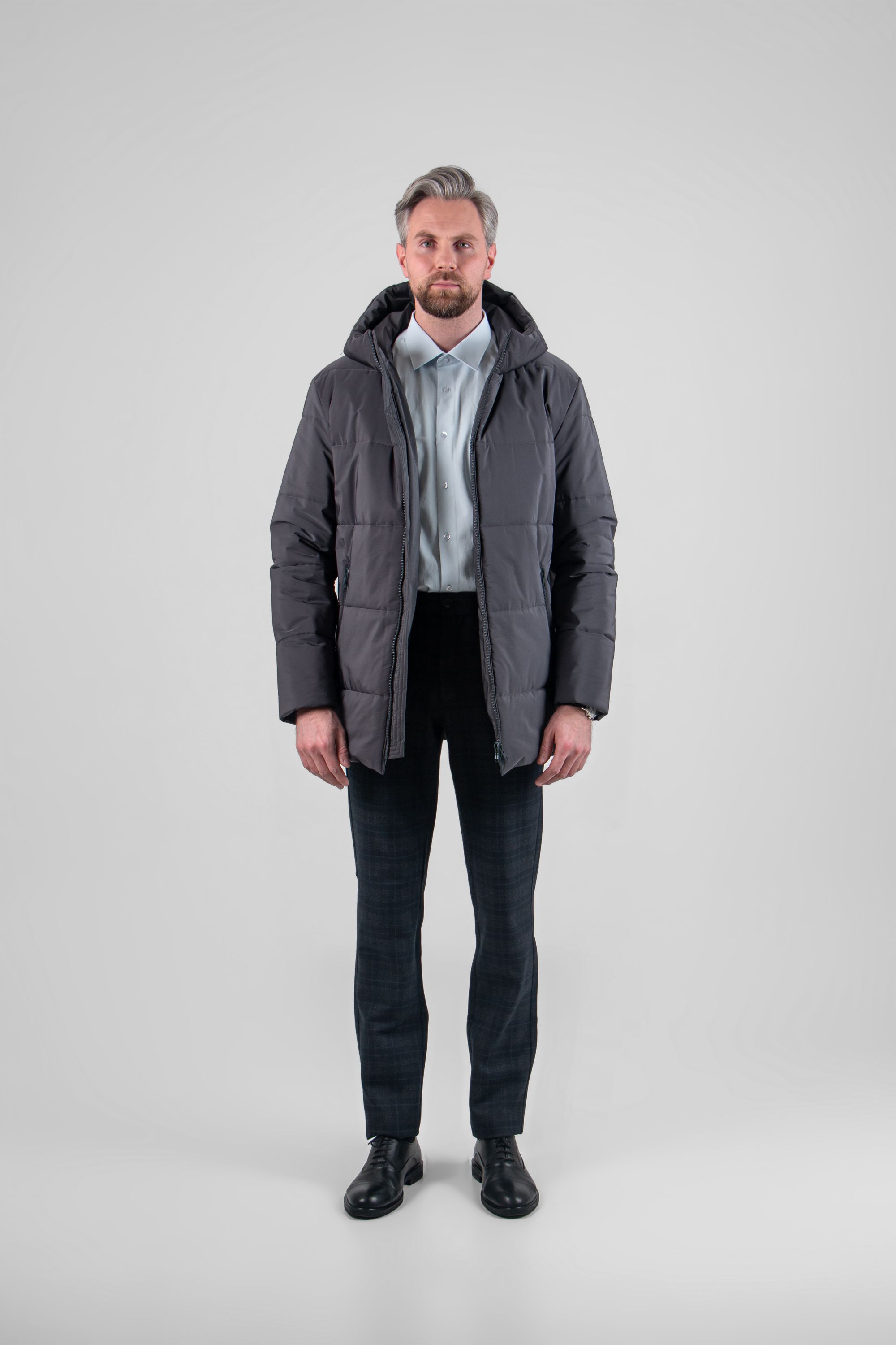 КУРТКА МУЖСКАЯ ПЛАЩЕВАЯ УТЕПЛЕННАЯ 4М-881