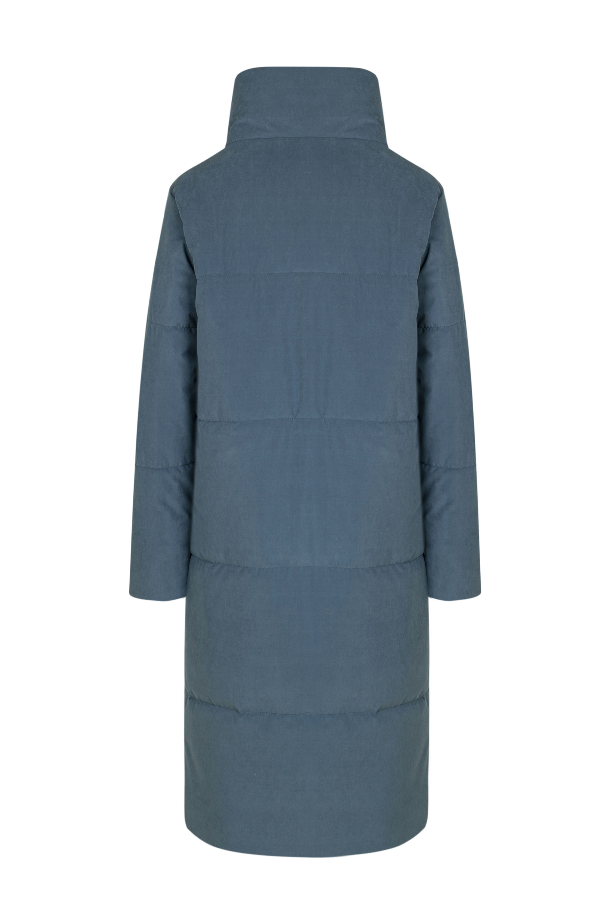 Пальто женское плащевое утепленное 5-12802-1. Фото 3.