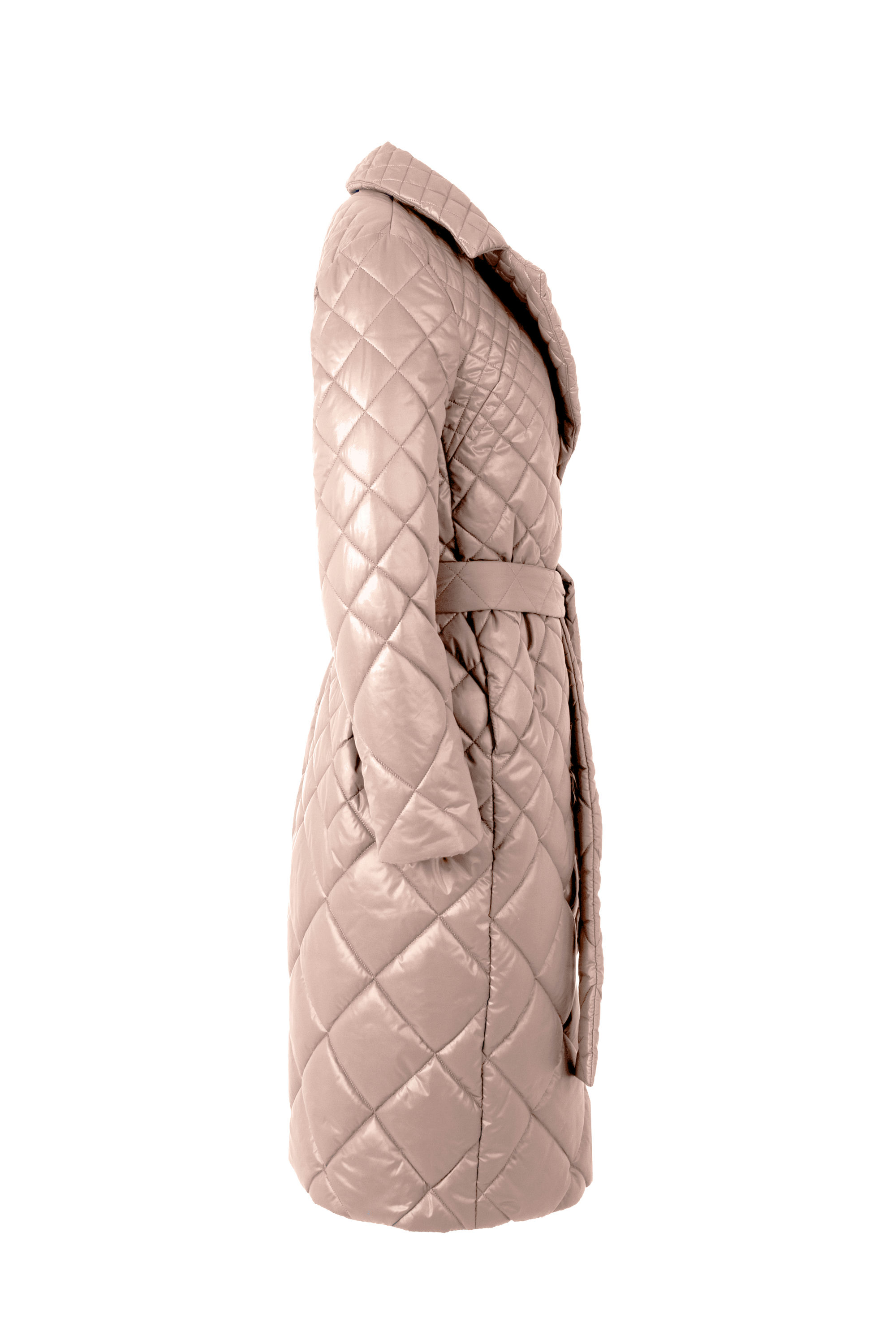 Пальто женское плащевое утепленное 5-12535-1. Фото 7.