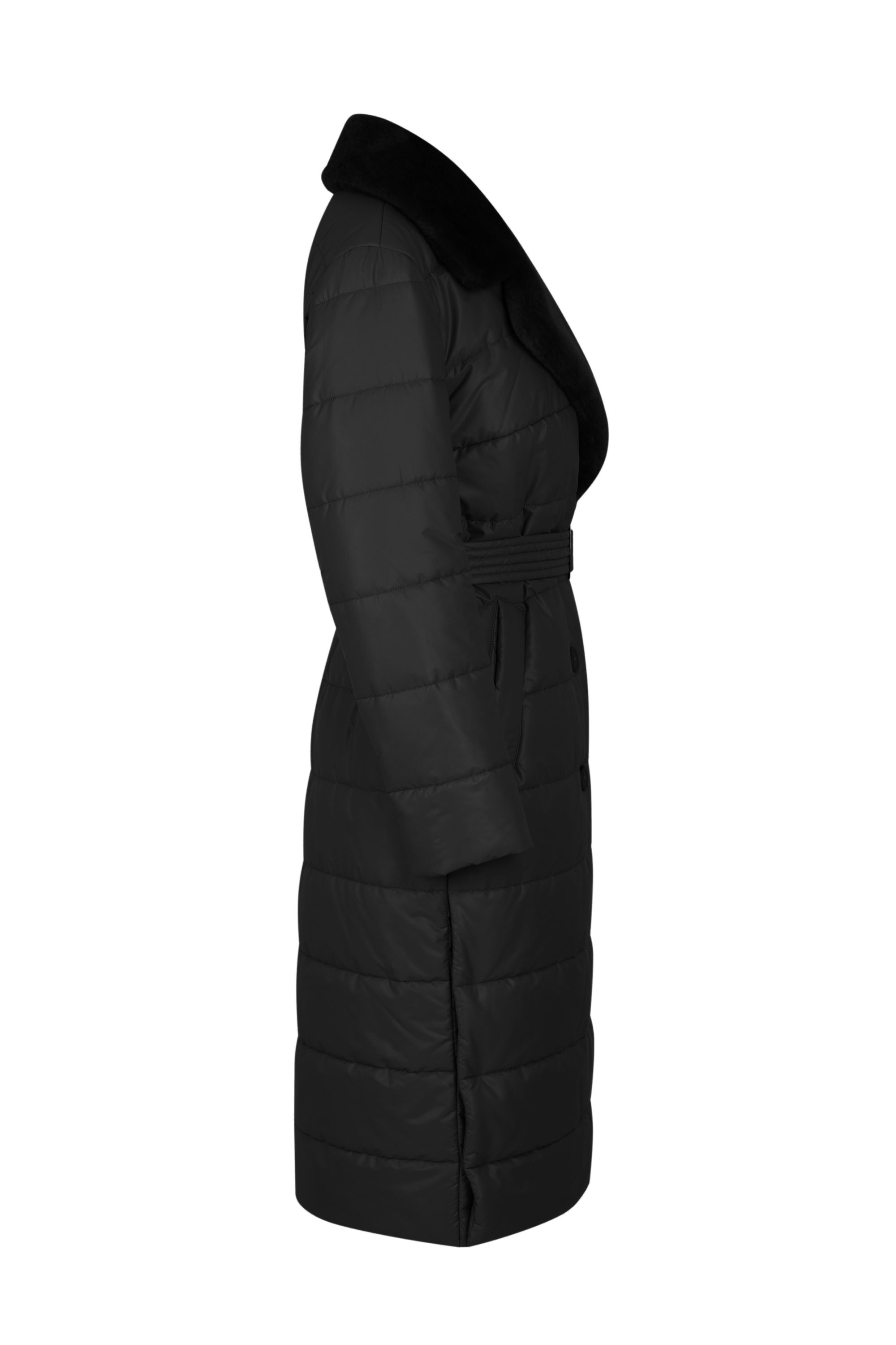 Пальто женское плащевое утепленное 5S-13038-1