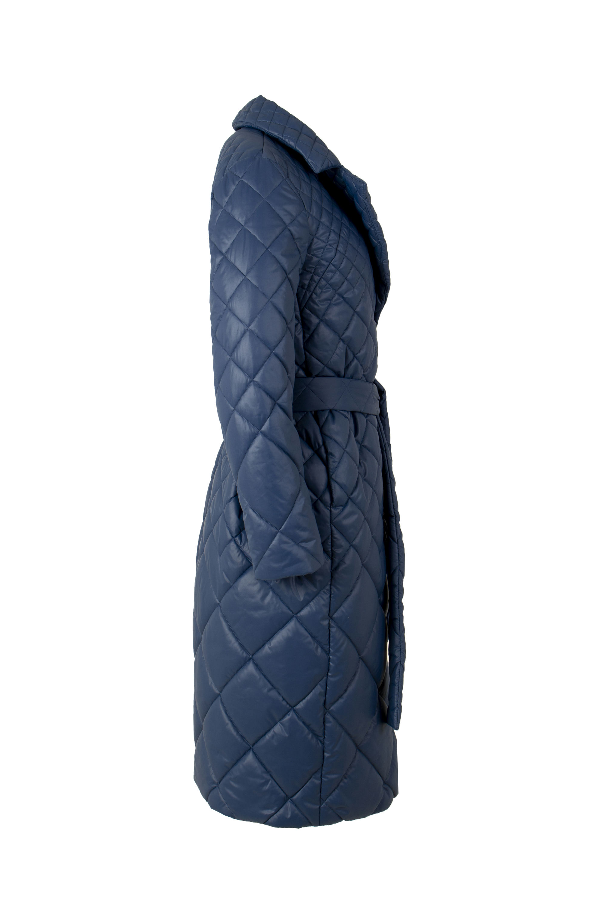 Пальто женское плащевое утепленное 5-12535-1. Фото 2.