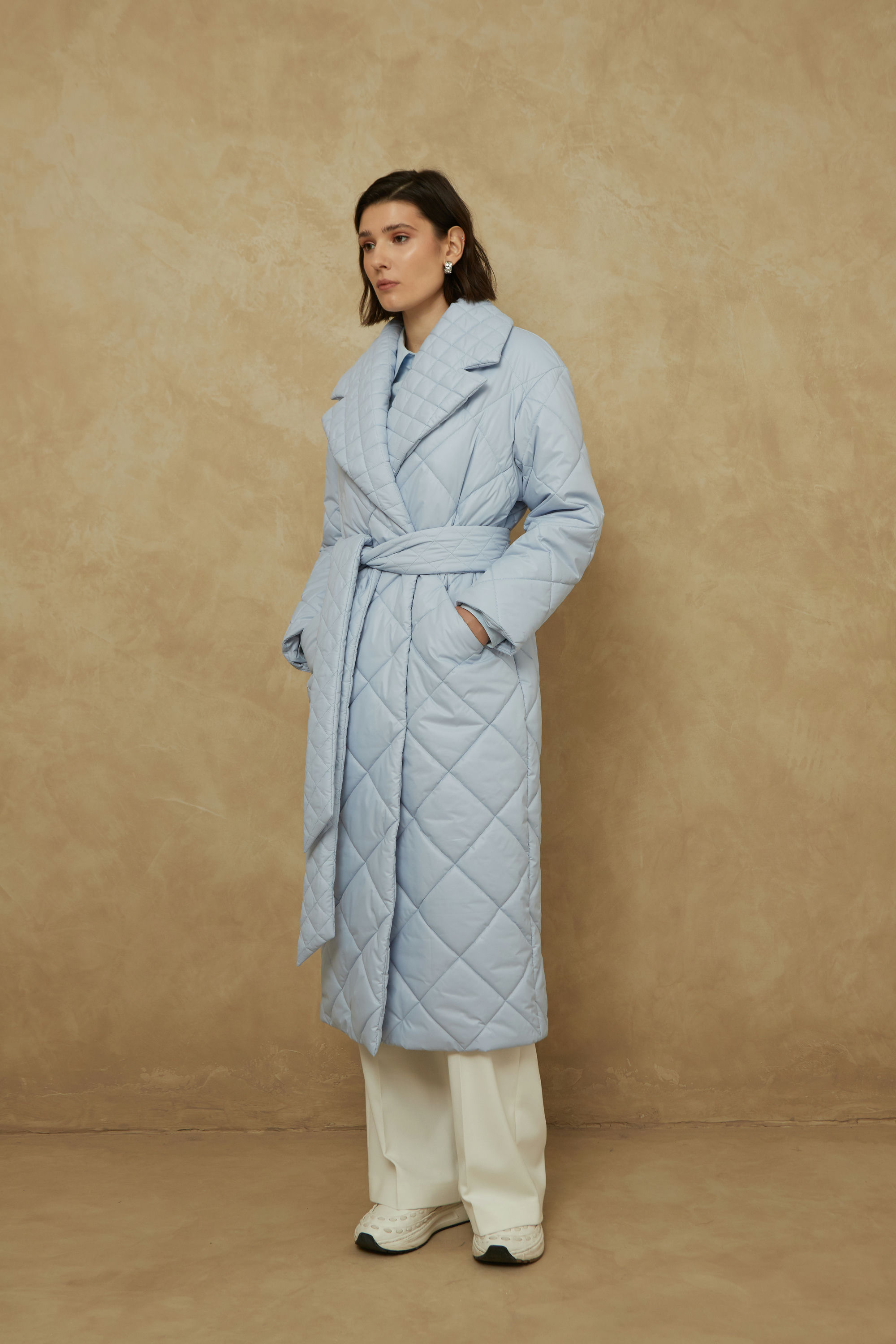 ПАЛЬТО ЖЕНСКОЕ ПЛАЩЕВОЕ УТЕПЛЕННОЕ 5-41