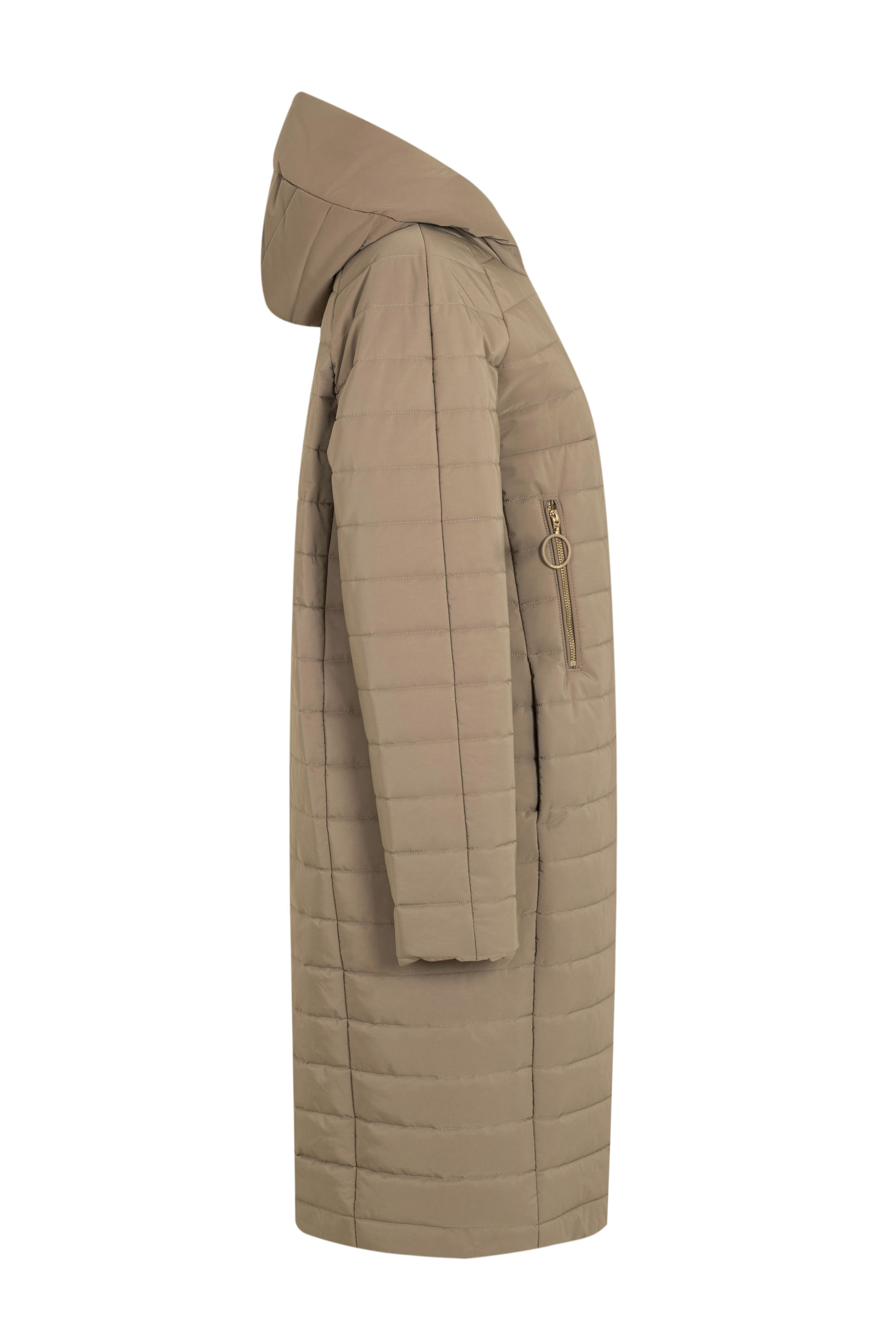 Пальто женское плащевое утепленное 5-10652-2