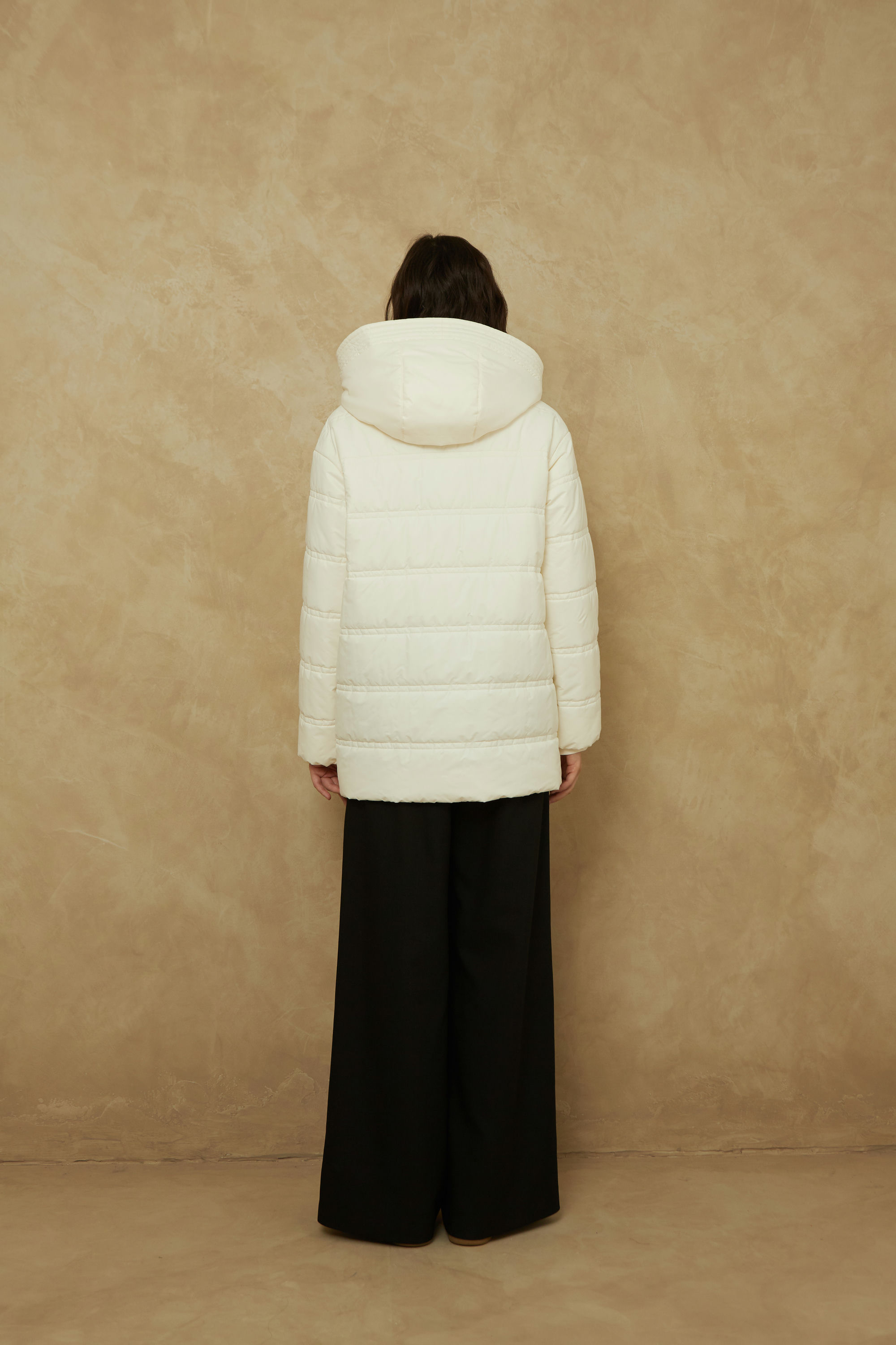 Куртка женская плащевая утепленная 4-155. Фото 4.