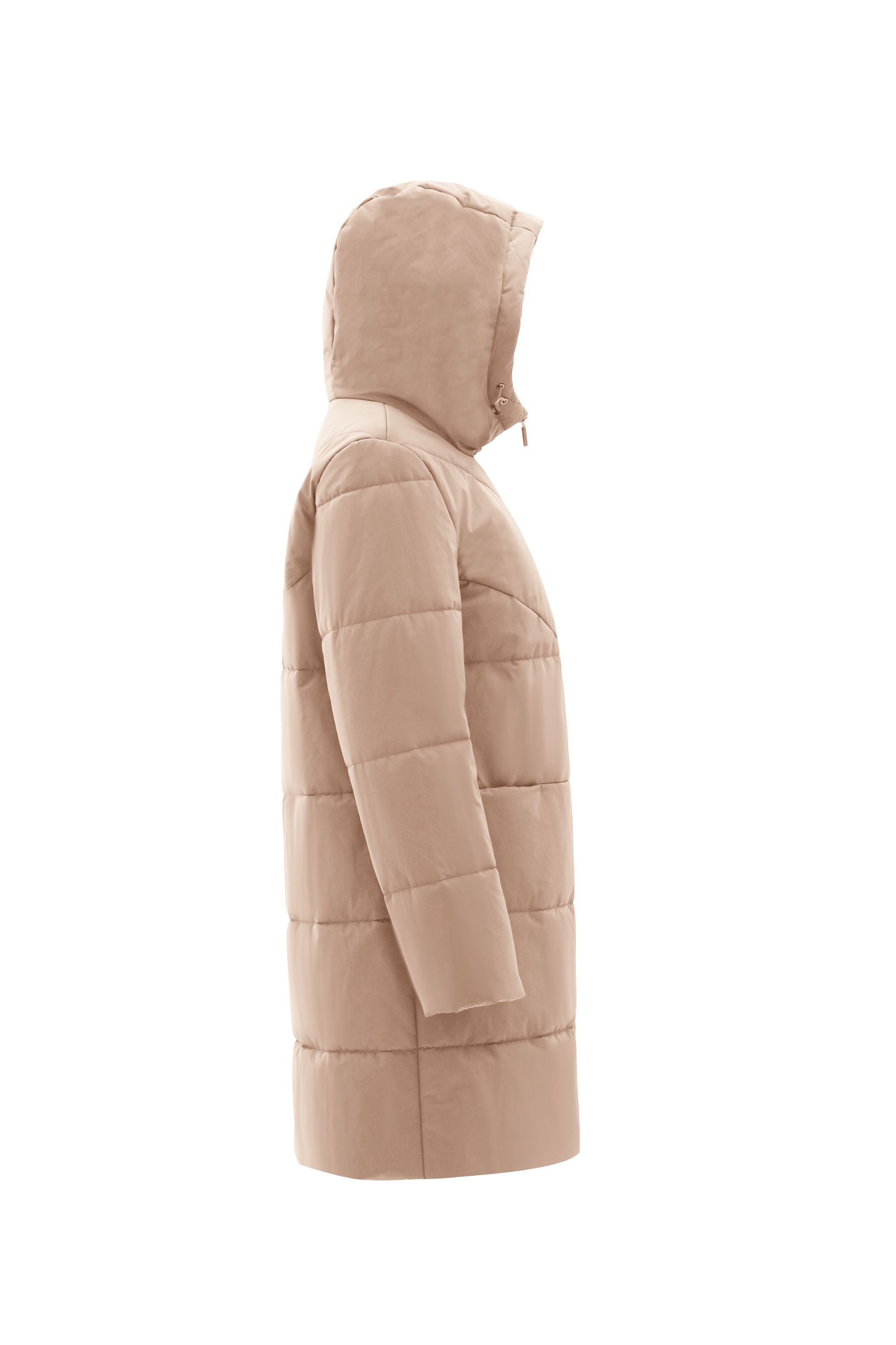 Пальто женское плащевое утепленное 5-12381-1. Фото 2.