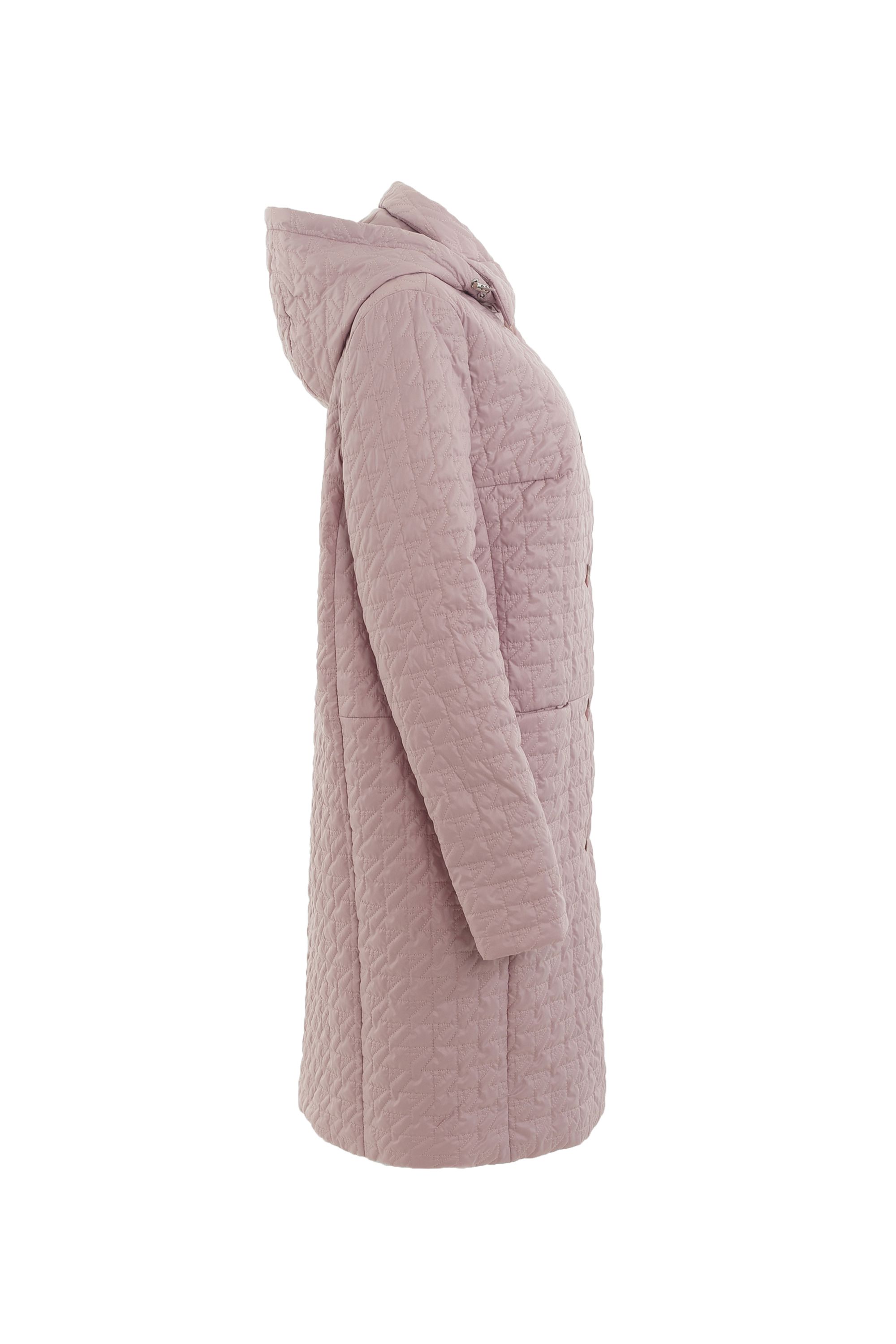 Пальто женское плащевое утепленное 5-12395-1. Фото 2.