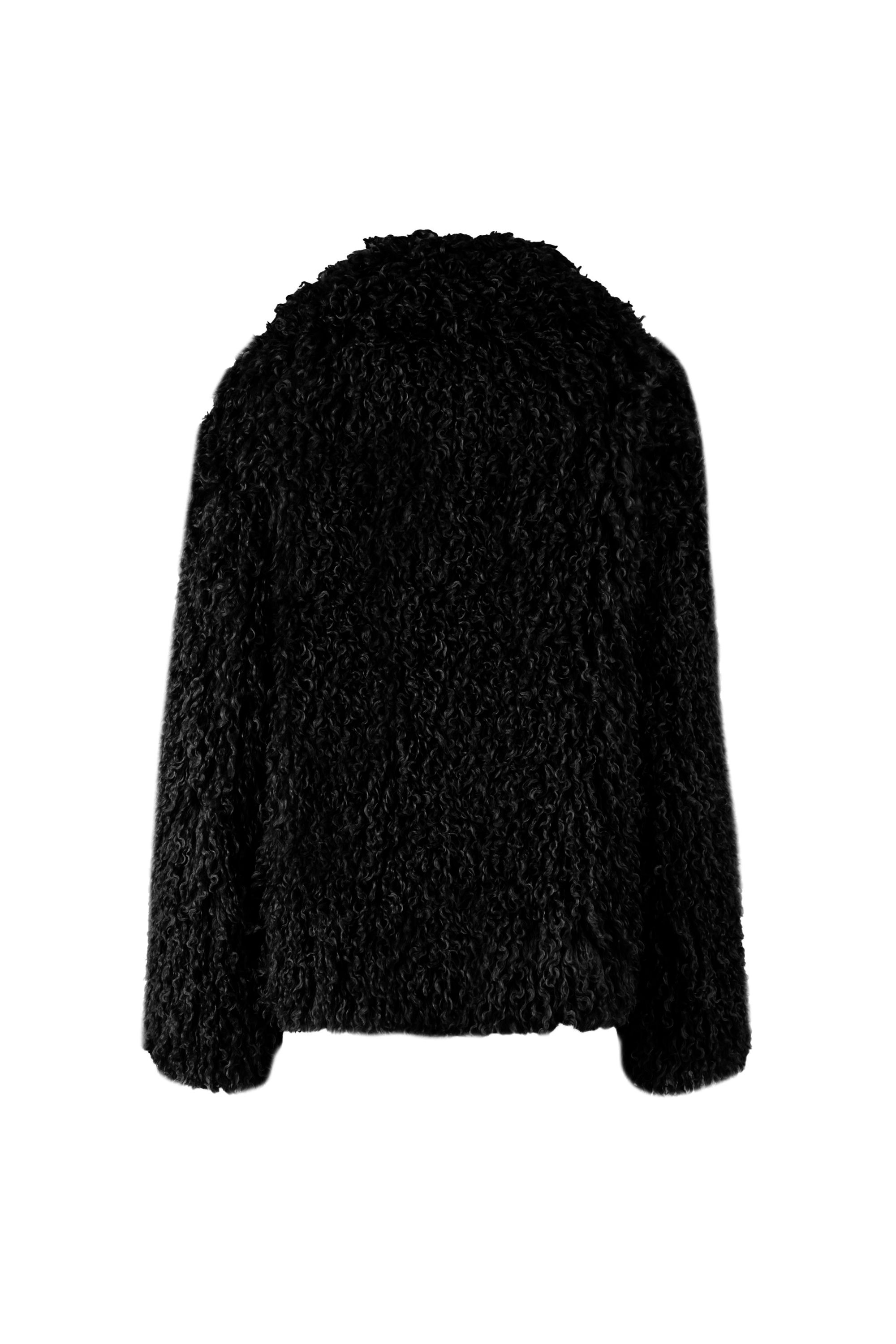 ПАЛЬТО ЖЕНСКОЕ ИЗ ИСКУССТВЕННОГО МЕХА 9-2496