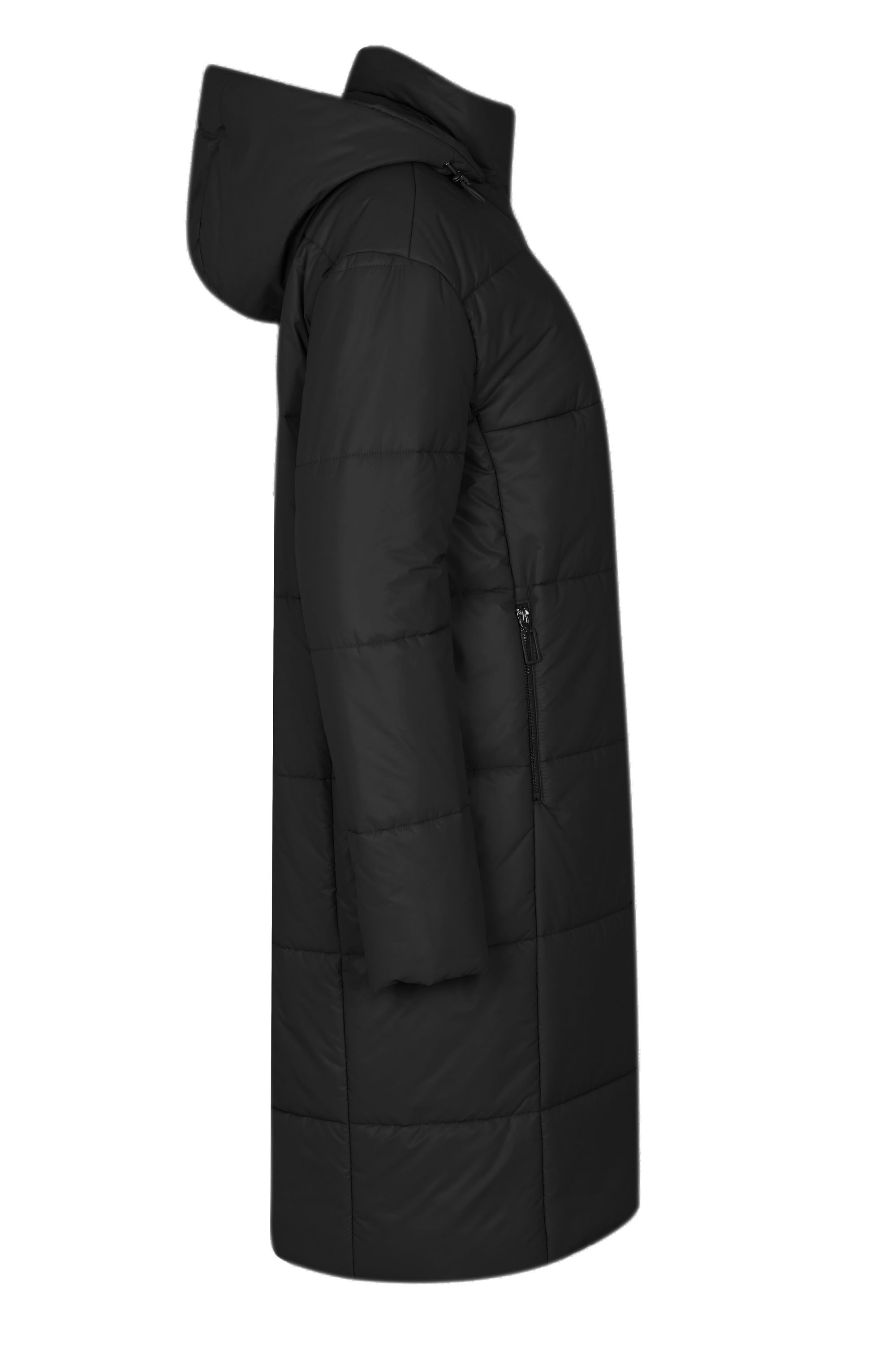 Пальто женское плащевое утепленное 5-12327-1. Фото 2.