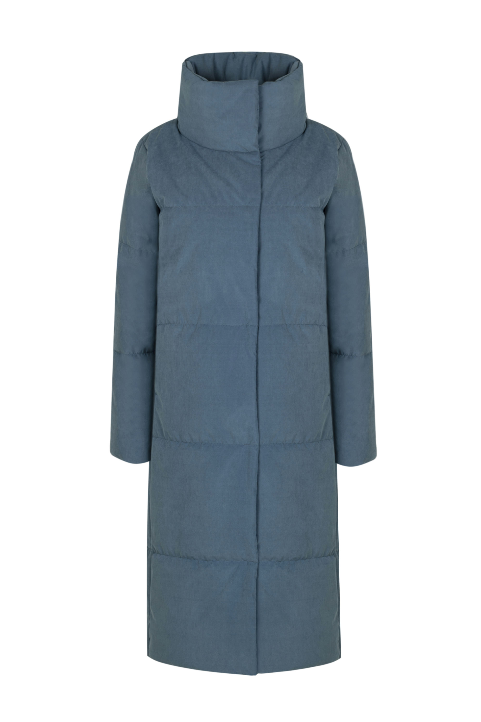Пальто женское плащевое утепленное 5-12802-1. Фото 1.