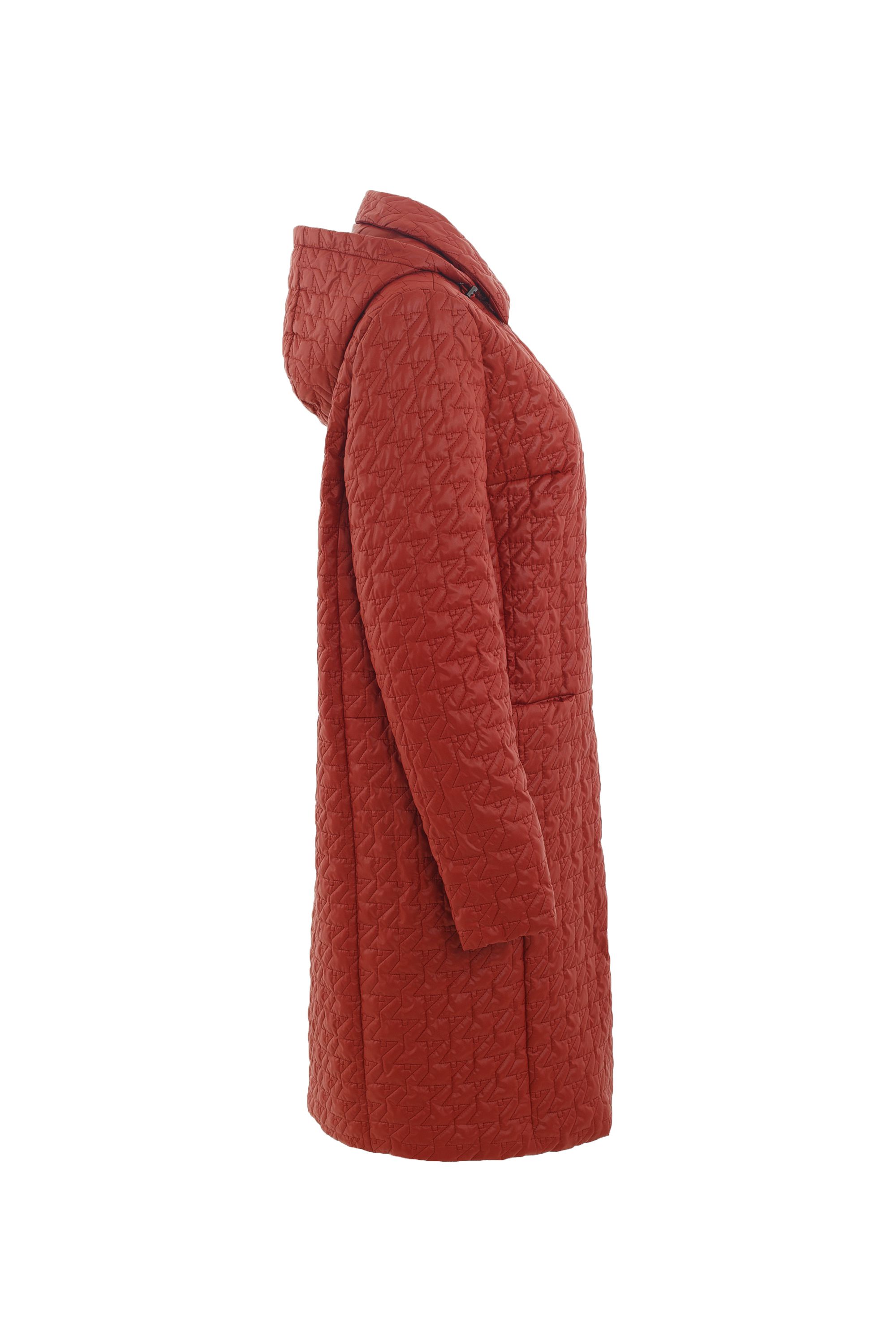 Пальто женское плащевое утепленное 5-12395-1. Фото 2.