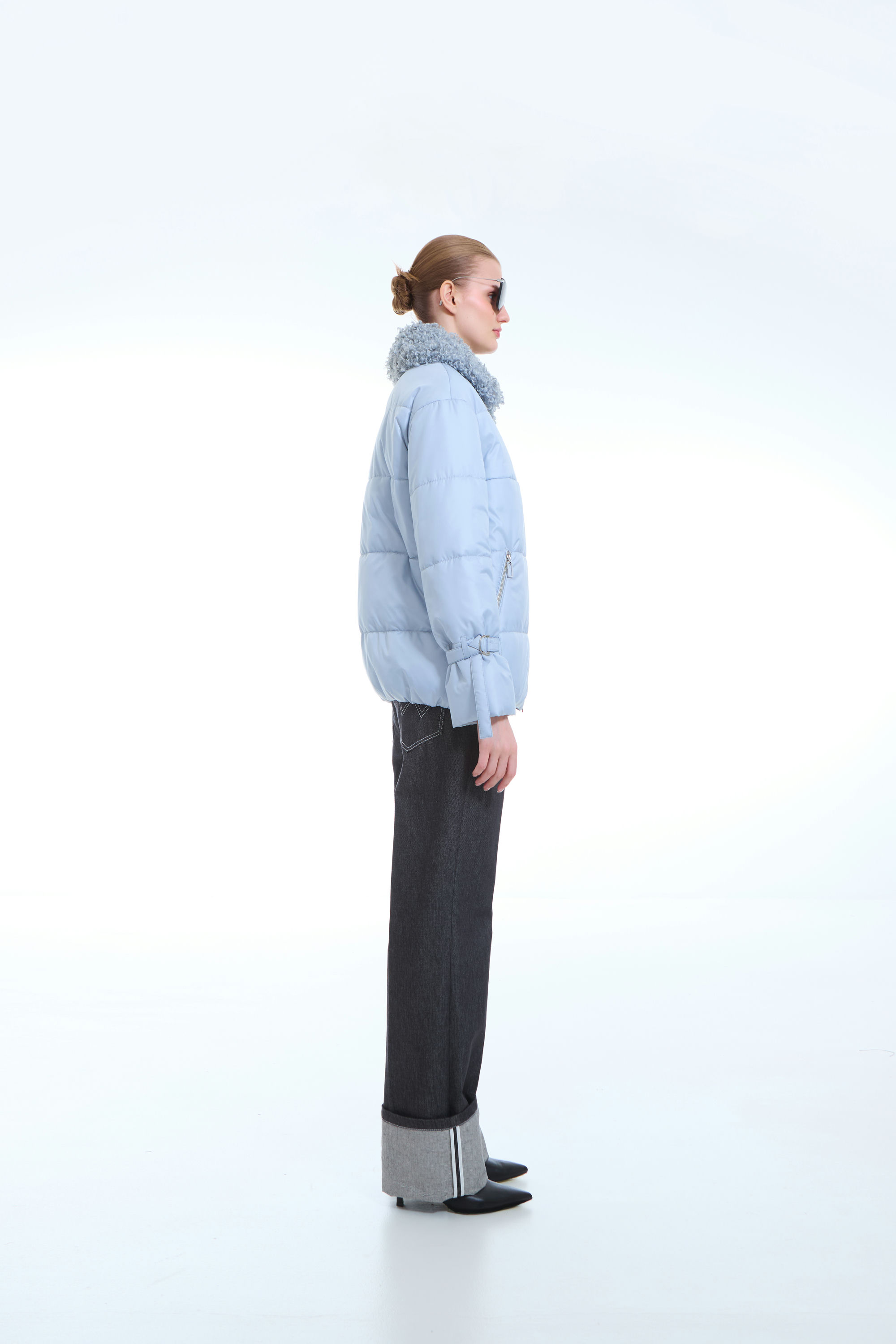 КУРТКА ЖЕНСКАЯ ПЛАЩЕВАЯ УТЕПЛЕННАЯ 4S-614