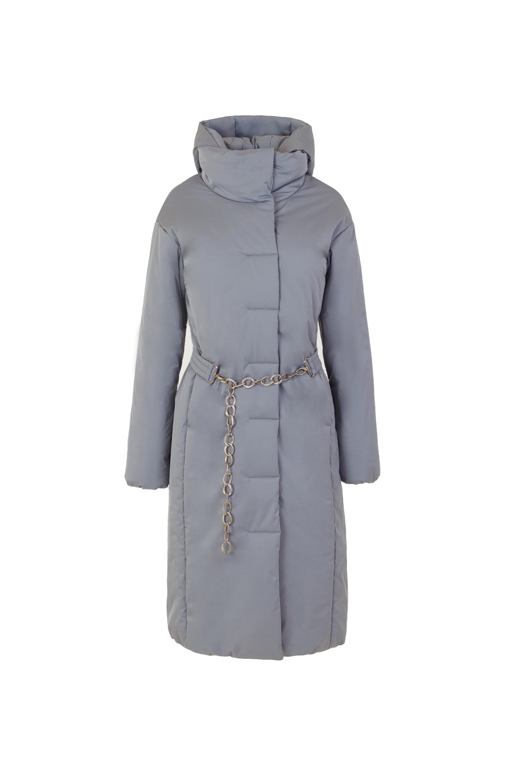 Пальто женское плащевое утепленное 5-12383-1