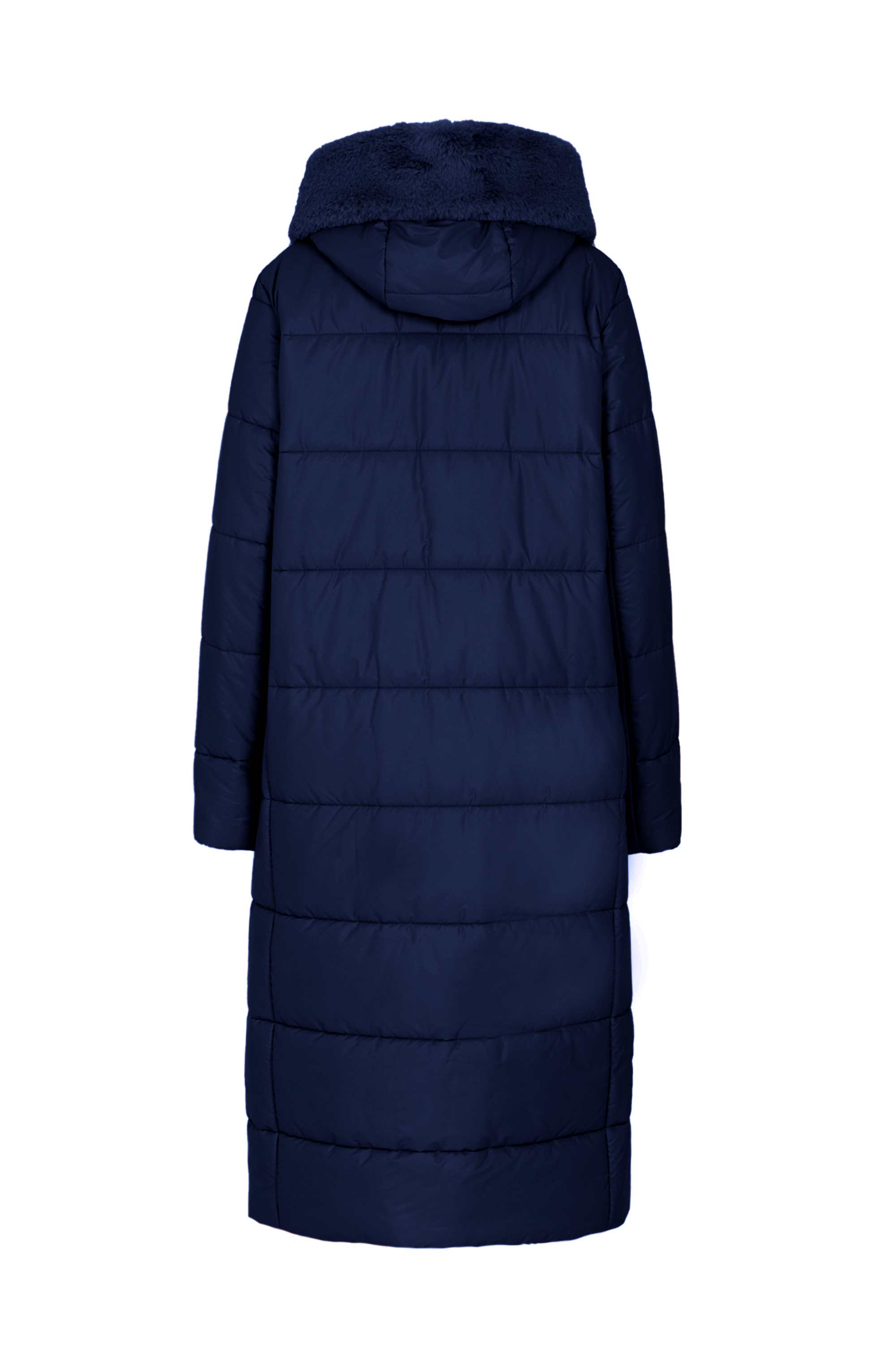Пальто женское плащевое утепленное 5S-13062-1. Фото 3.