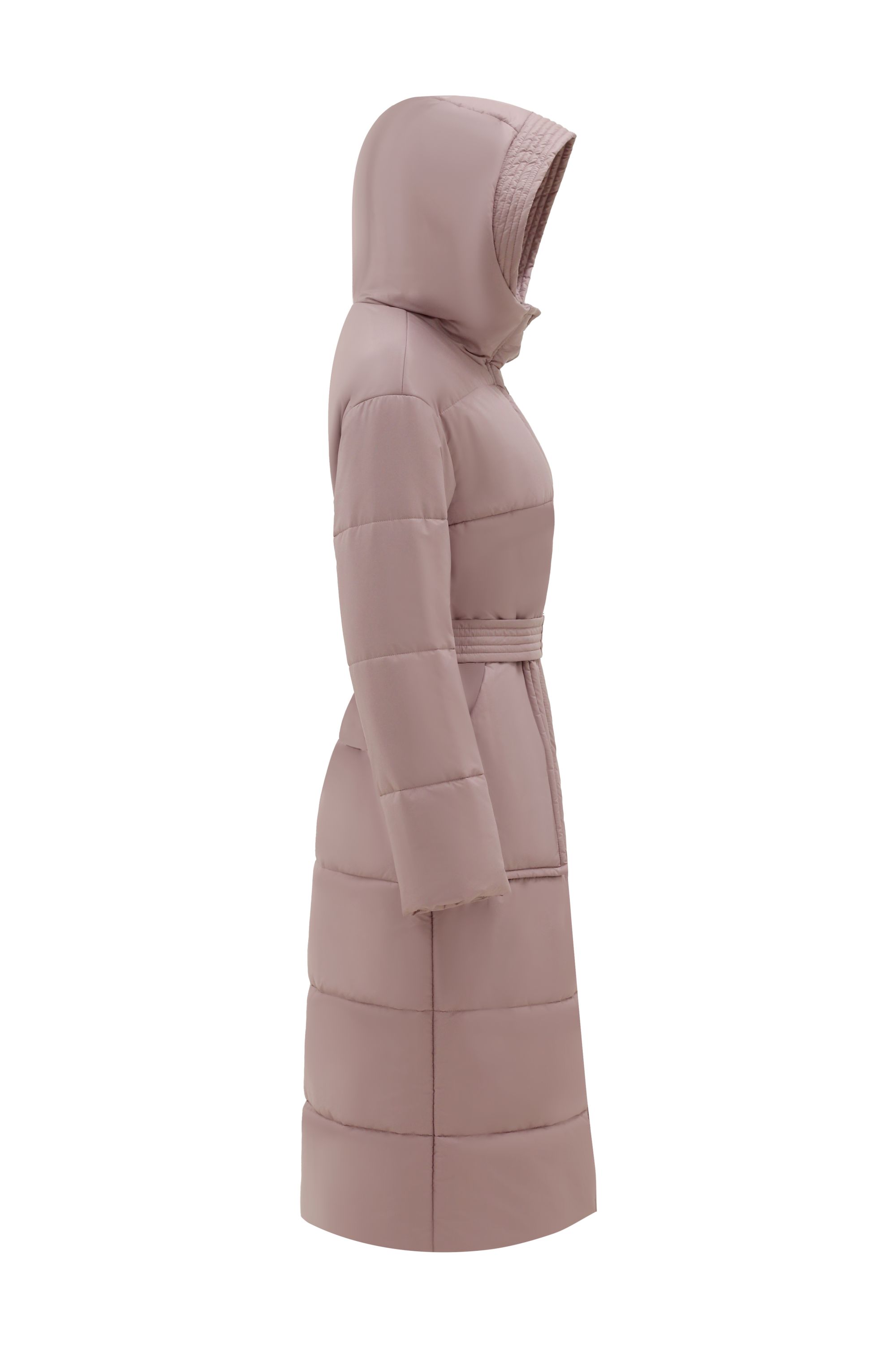 Пальто женское плащевое утепленное 5-12173-1. Фото 6.