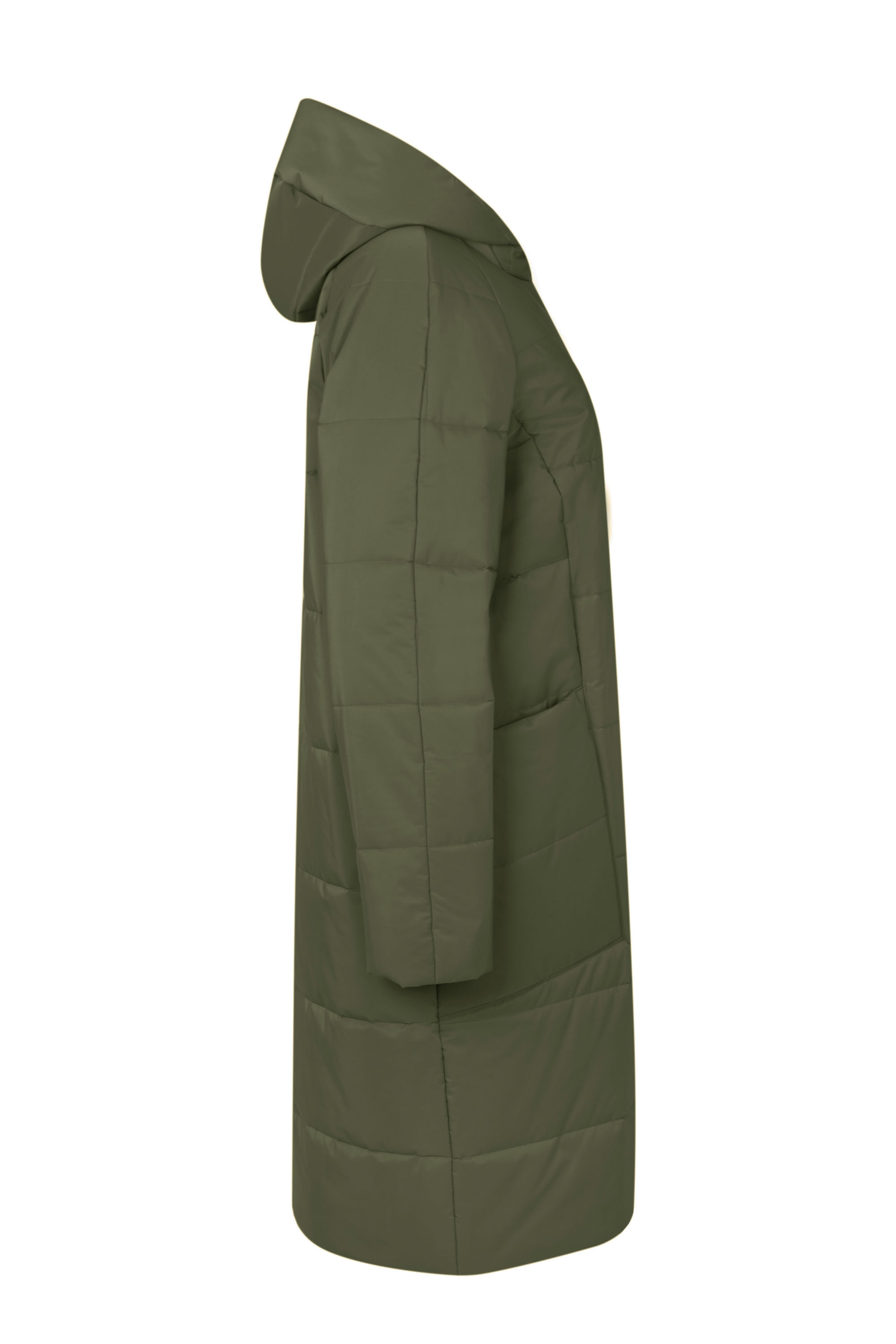 Пальто женское плащевое утепленное 5-12590-1. Фото 2.