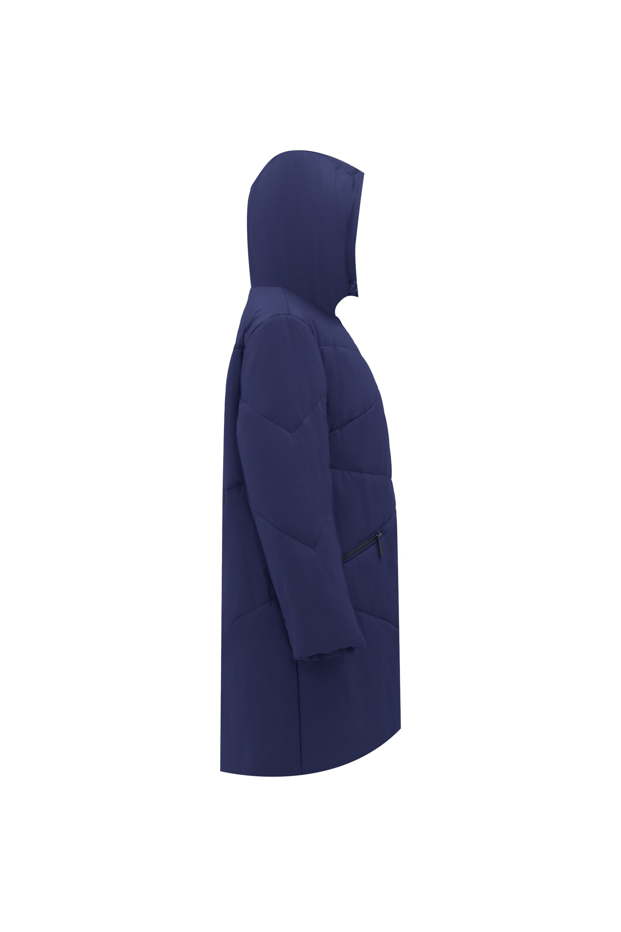 Пальто женское плащевое утепленное 5-12337-1