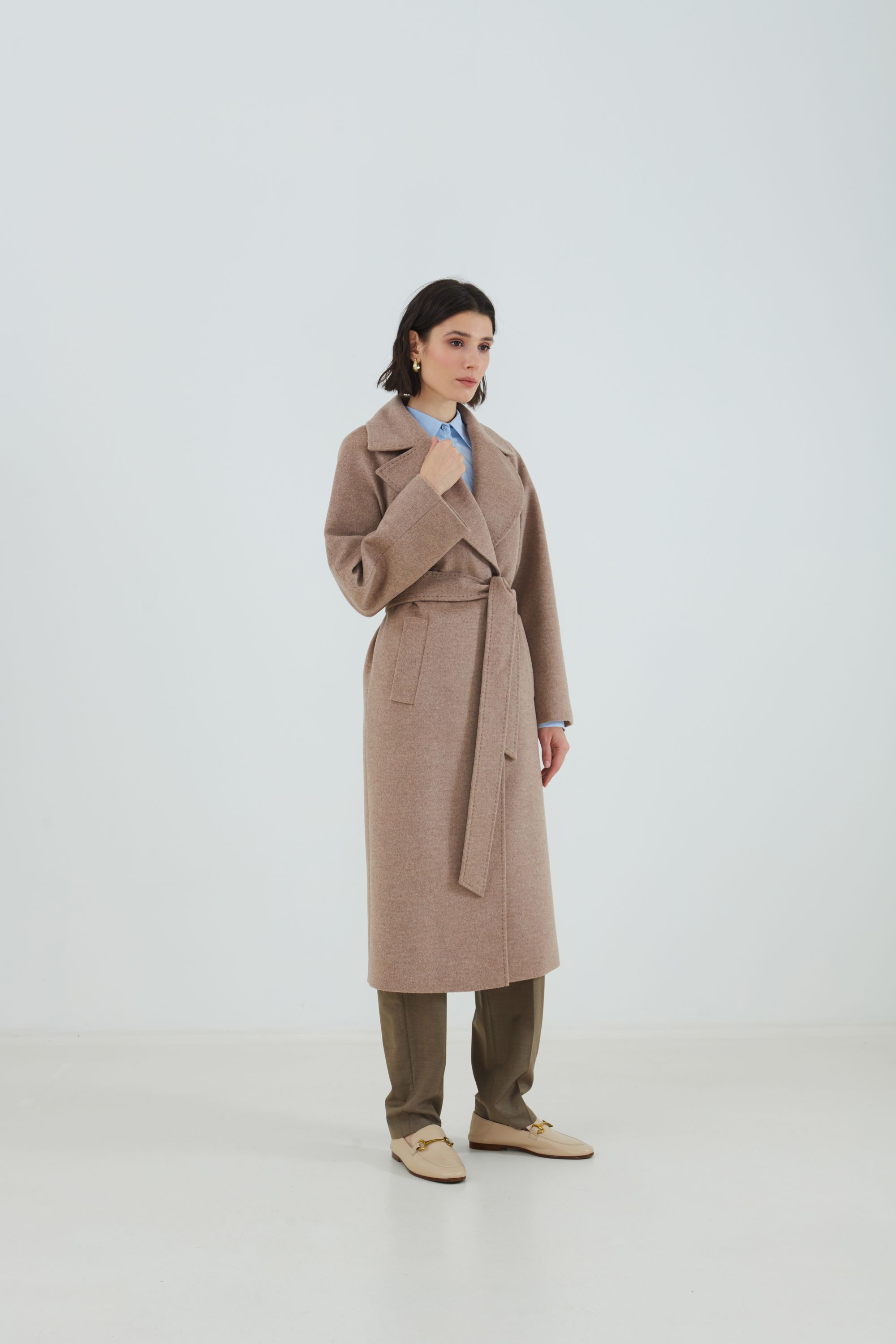 Пальто женское демисезонное 1-12542-1. Фото 2.