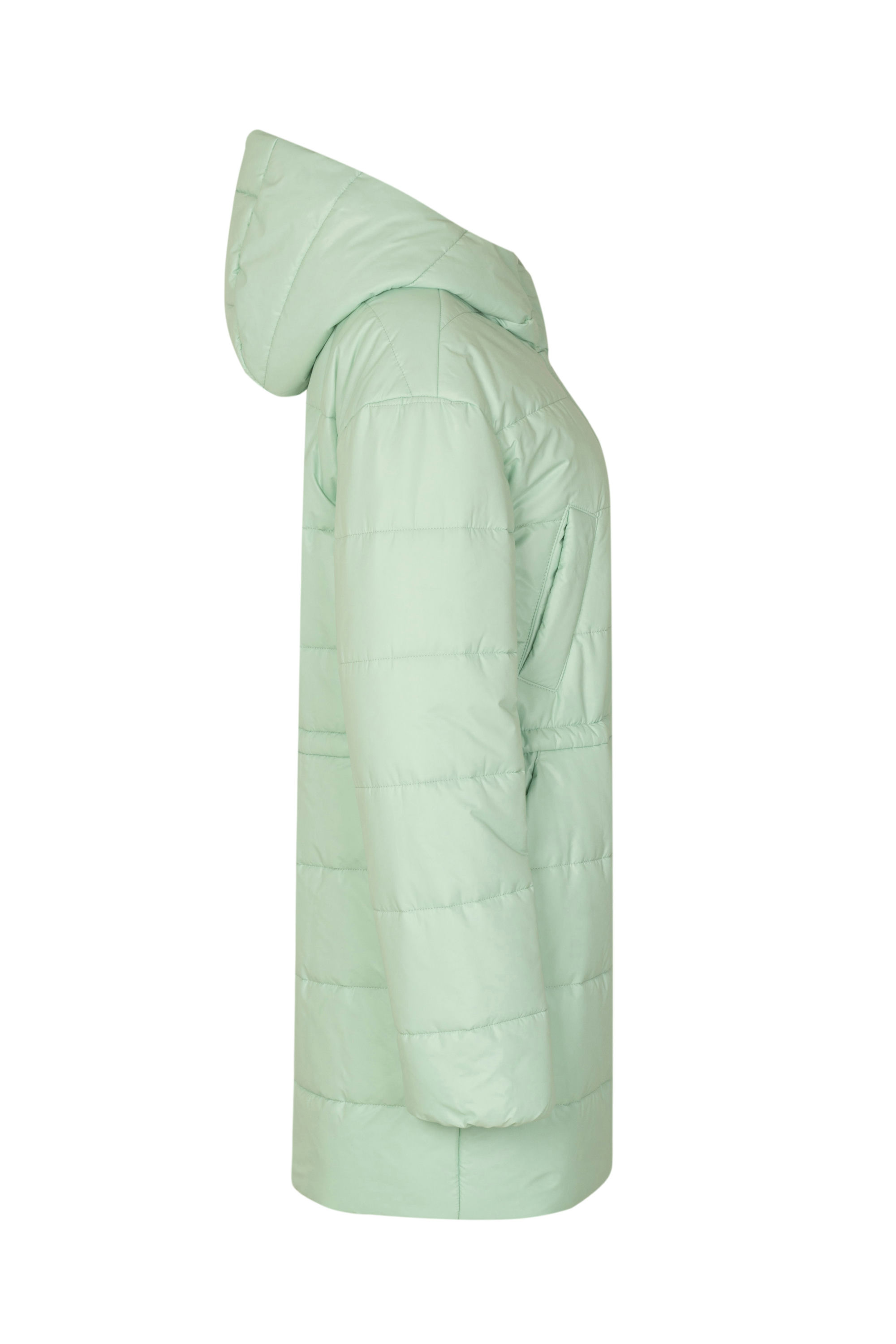Пальто женское плащевое утепленное 5-13121-1. Фото 2.