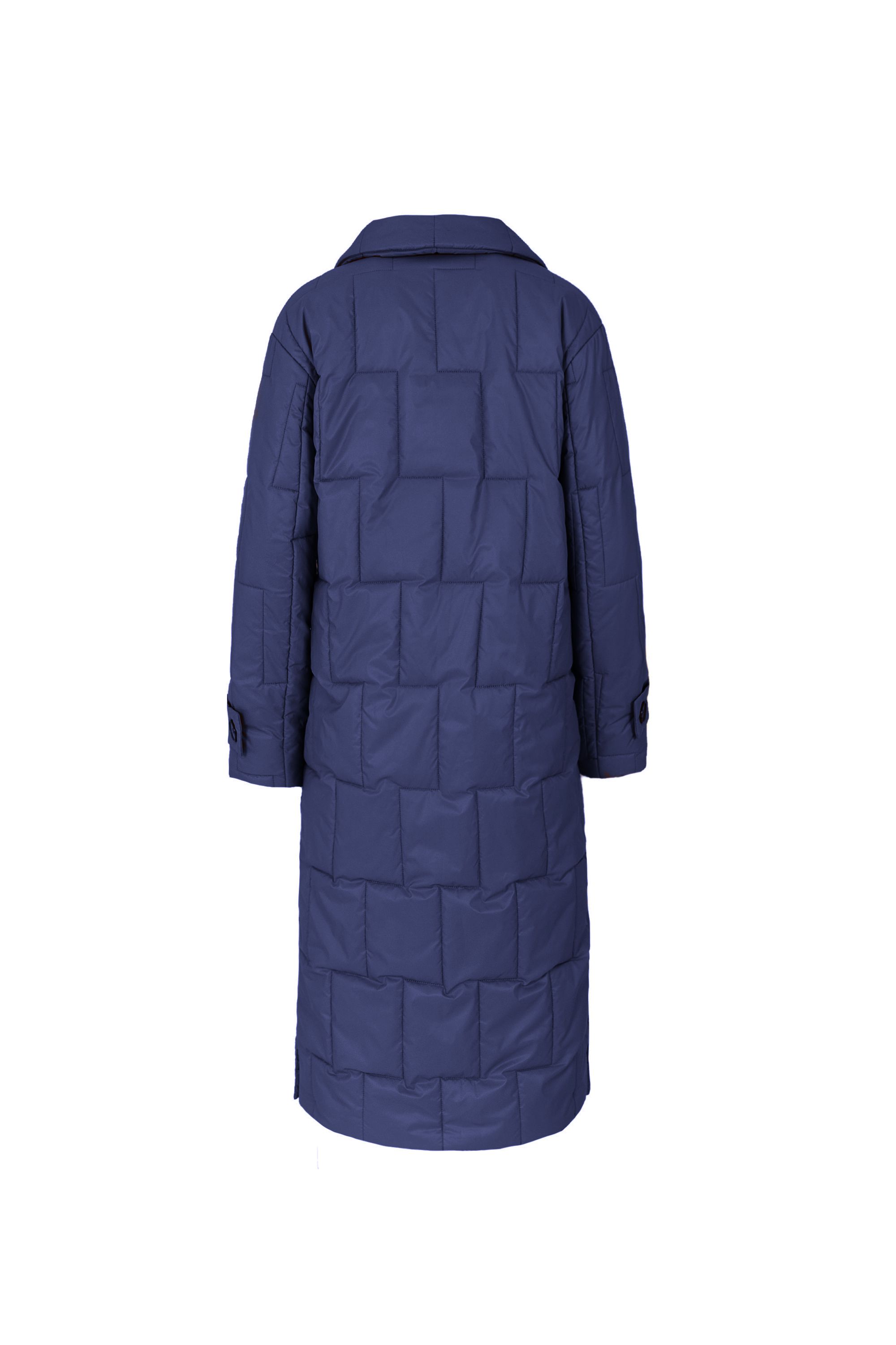 Пальто женское плащевое утепленное 5-12593-1. Фото 3.