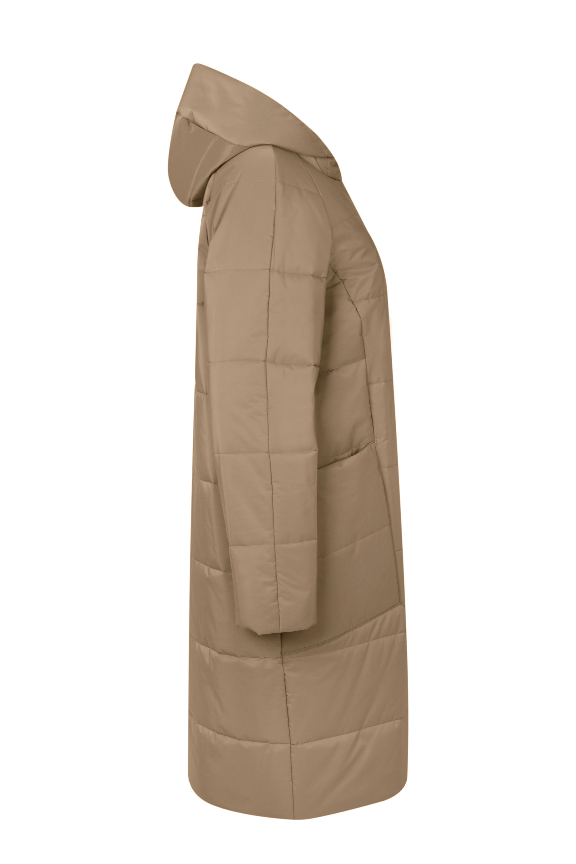 Пальто женское плащевое утепленное 5-12590-1. Фото 2.
