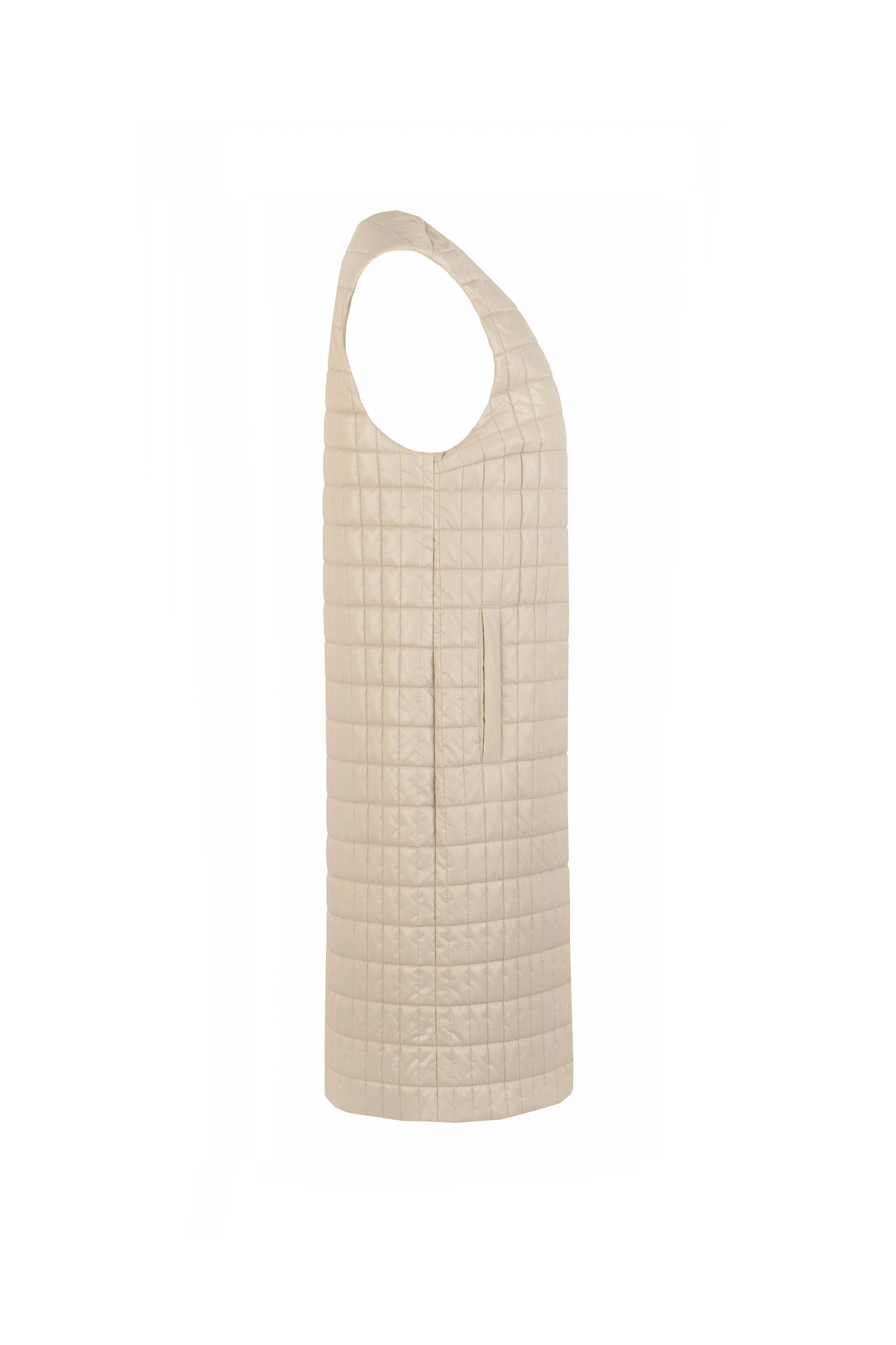 ЖИЛЕТ ЖЕНСКИЙ ПЛАЩЕВОЙ УТЕПЛЕННЫЙ 4-1082