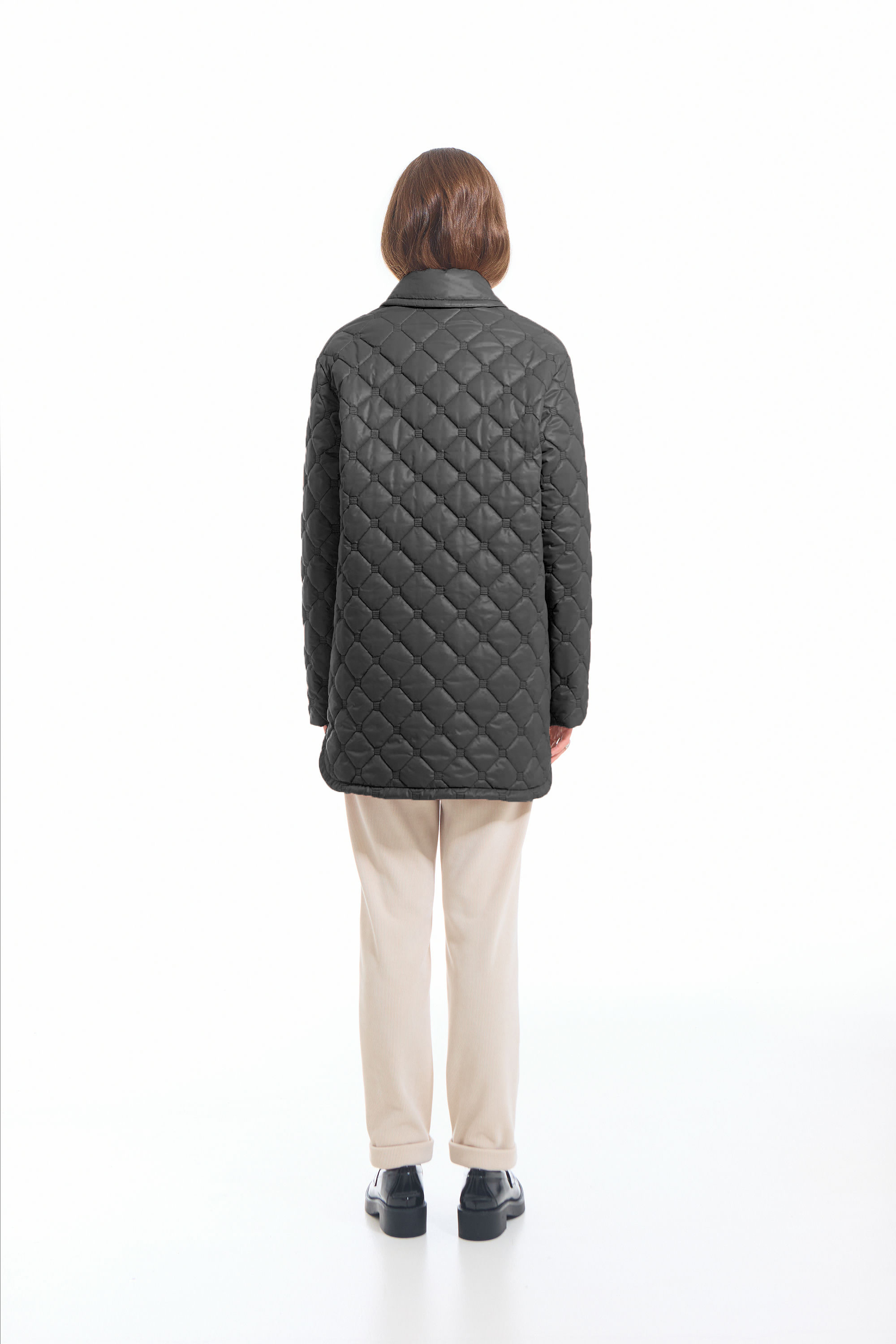 КУРТКА ЖЕНСКАЯ ПЛАЩЕВАЯ УТЕПЛЕННАЯ 4-2030