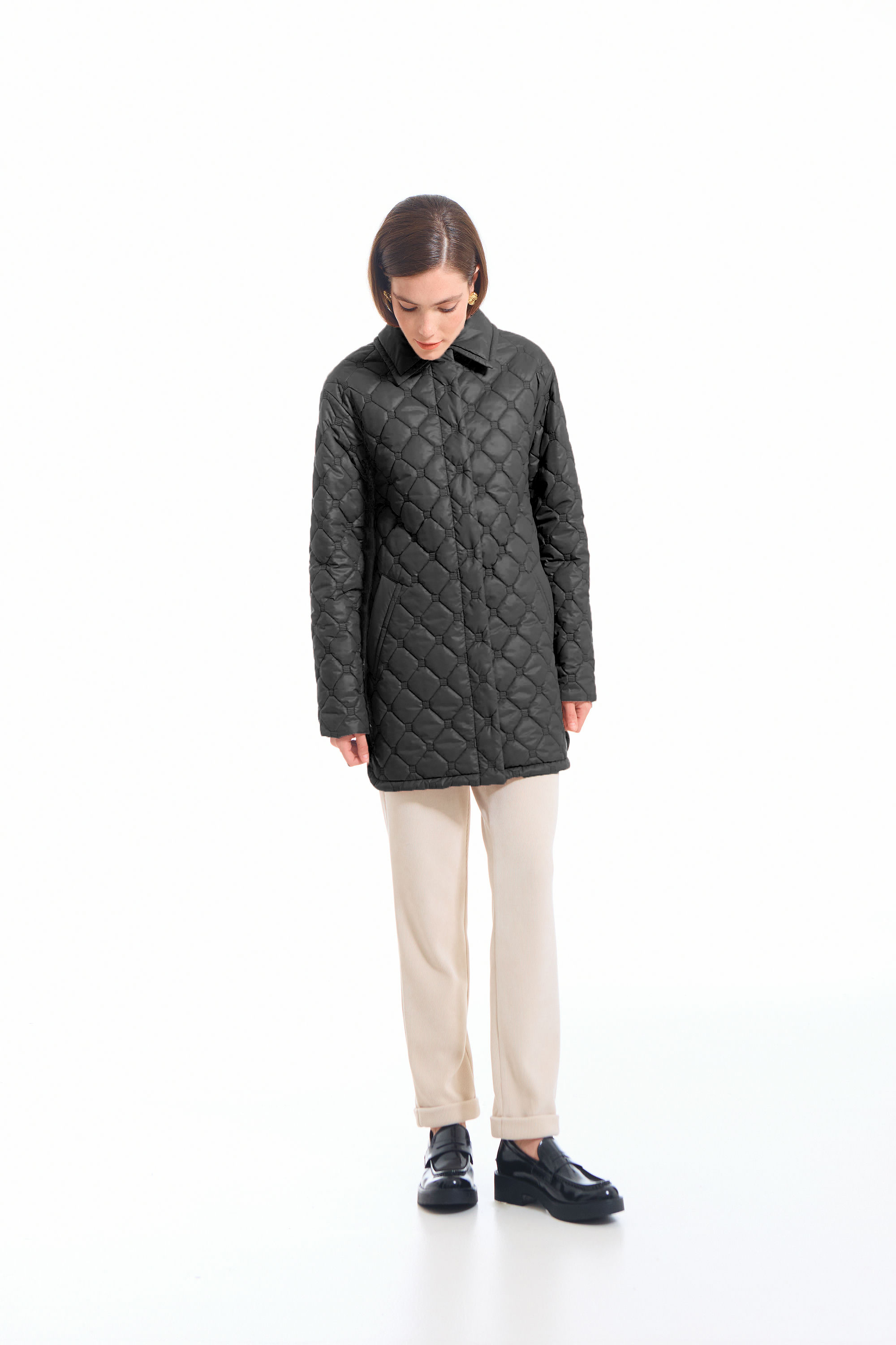 КУРТКА ЖЕНСКАЯ ПЛАЩЕВАЯ УТЕПЛЕННАЯ 4-2030