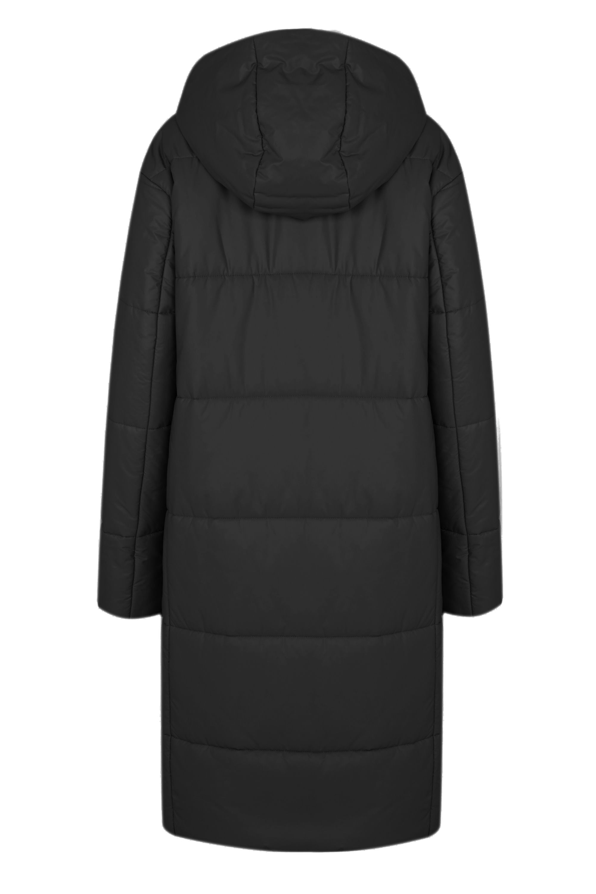 Пальто женское плащевое утепленное 5-12327-1. Фото 3.
