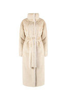 ПАЛЬТО ЖЕНСКОЕ ИЗ ИСКУССТВЕННОГО МЕХА 9-2624. Фото 1.