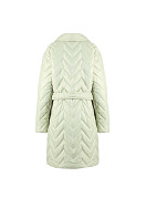 ПАЛЬТО ЖЕНСКОЕ ПЛАЩЕВОЕ УТЕПЛЕННОЕ 5-2037. Фото 3.