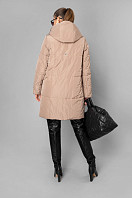 Пальто женское плащевое утепленное 5-9698-1. Фото 3.