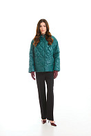 КУРТКА ЖЕНСКАЯ ПЛАЩЕВАЯ УТЕПЛЕННАЯ 4-2223. Фото 1.