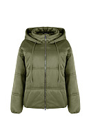 КУРТКА ЖЕНСКАЯ ПЛАЩЕВАЯ УТЕПЛЕННАЯ 4-1071. Фото 1.